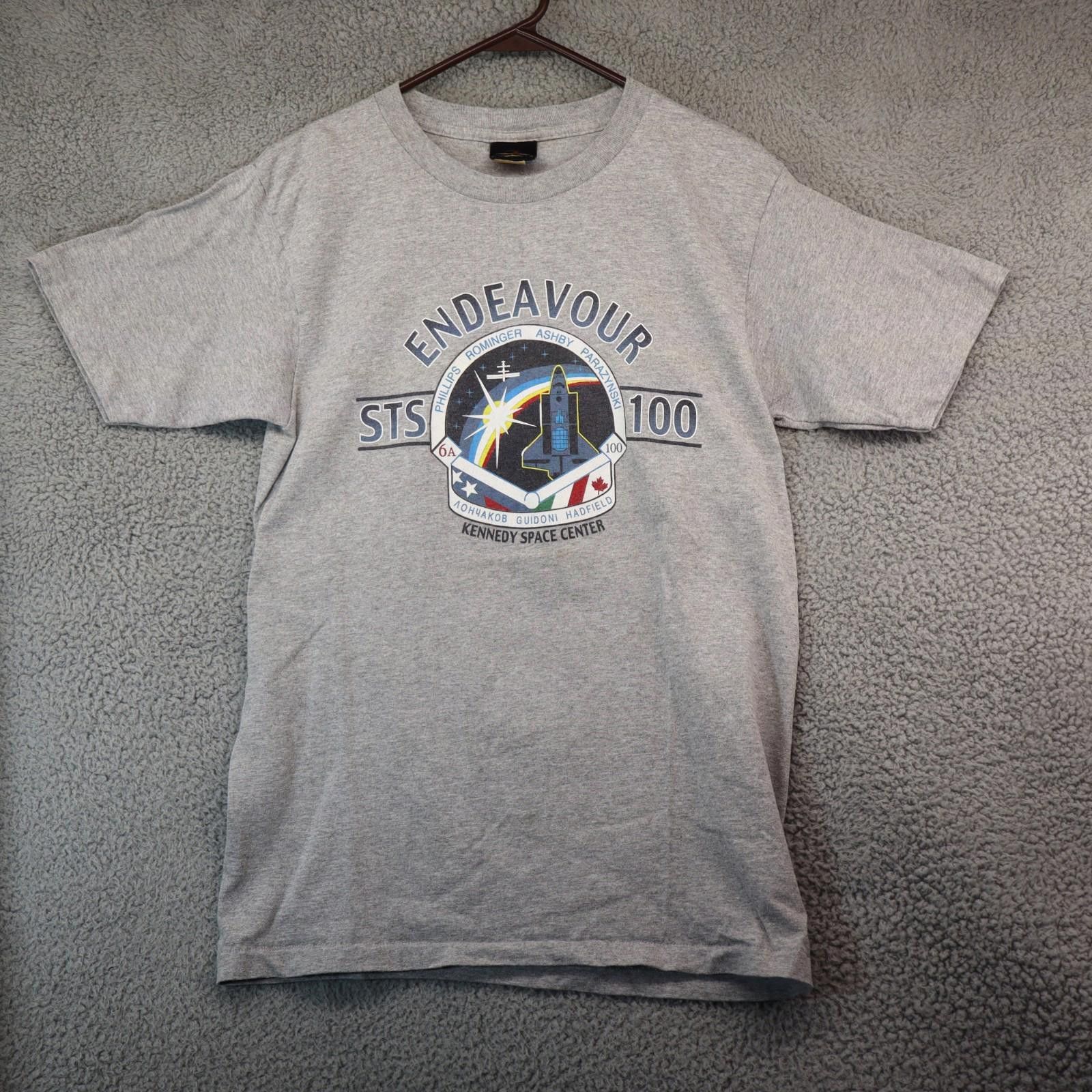 Vintage Vtg Nasa Shirt Medium Made USA Endeavour Kennedy Space Ctr Size US M / EU 48-50 / 2 - 1 Thumbnail