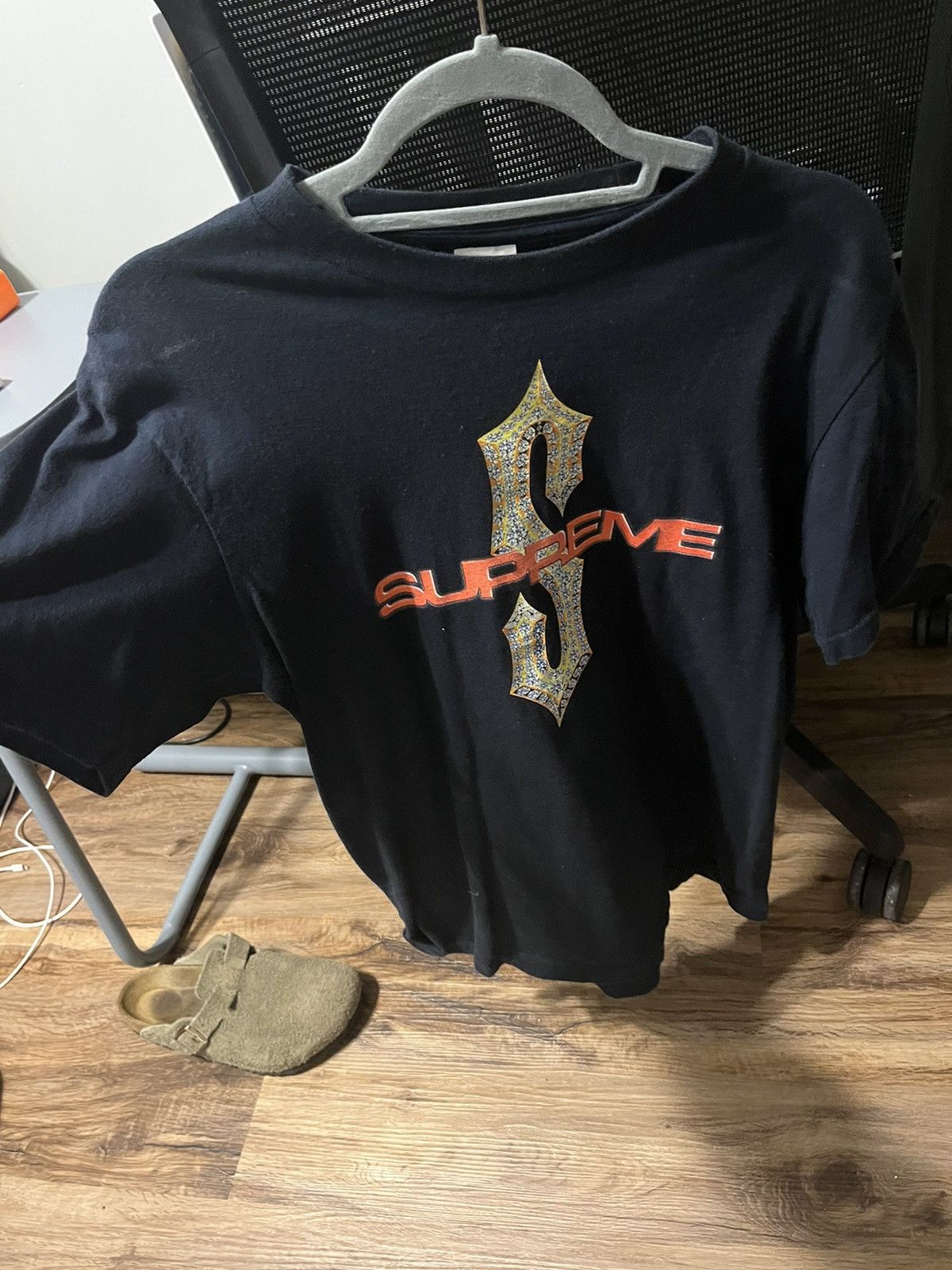 Supreme Supreme Diamonds tee navy | Grailed 