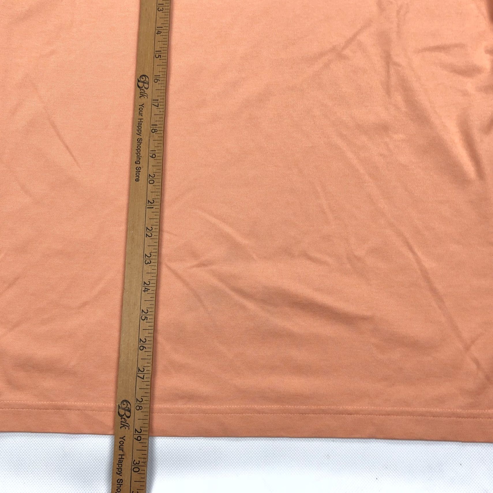 TravisMathew TravisMathew Men's L Polo Shirt Pinehurst 1895 Peach Orange Golf Performance Embroidery Logo Pattern Short Sleeve Shirt Mens Size US L / EU 52-54 / 3 - 6 Thumbnail