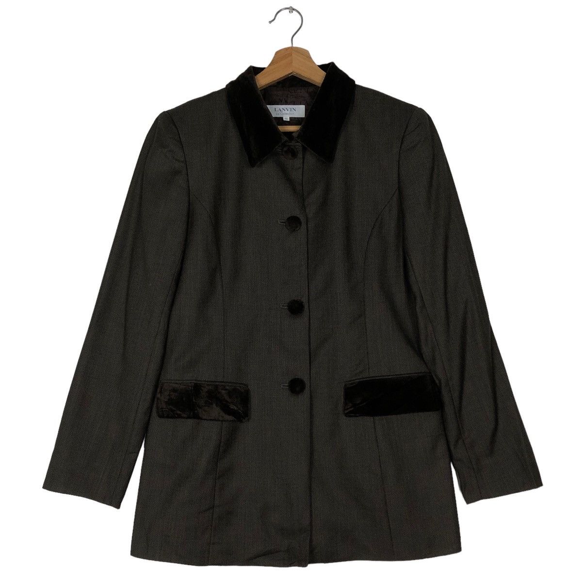 👍Vintage Lanvin La Collection Velvet Jacket