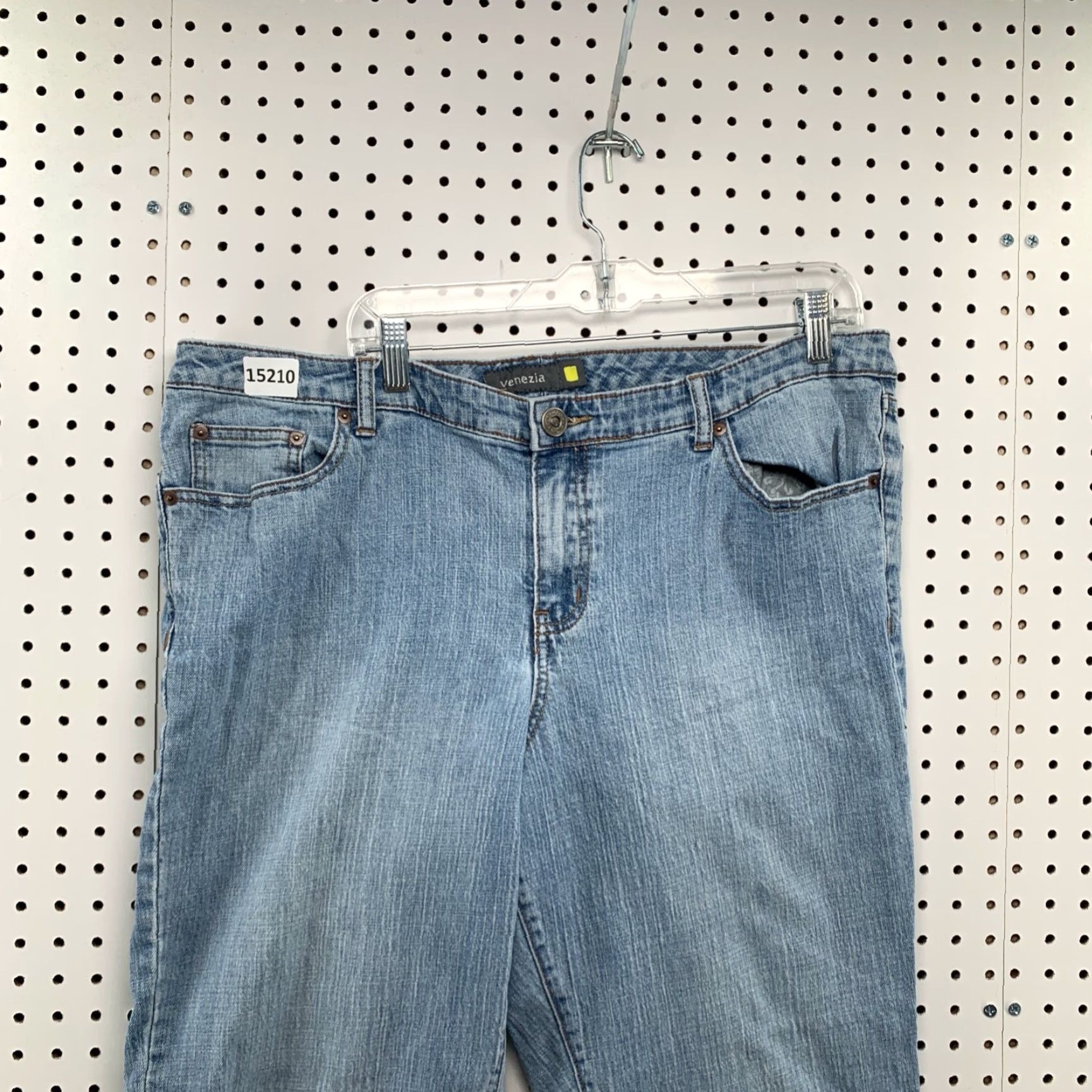 Denime Venezia Women's Plus Size 5 w40 Blue Denim Stretch Bootcut Jeans Shirt? Size 27" / US 4 / IT 40 - 4 Thumbnail