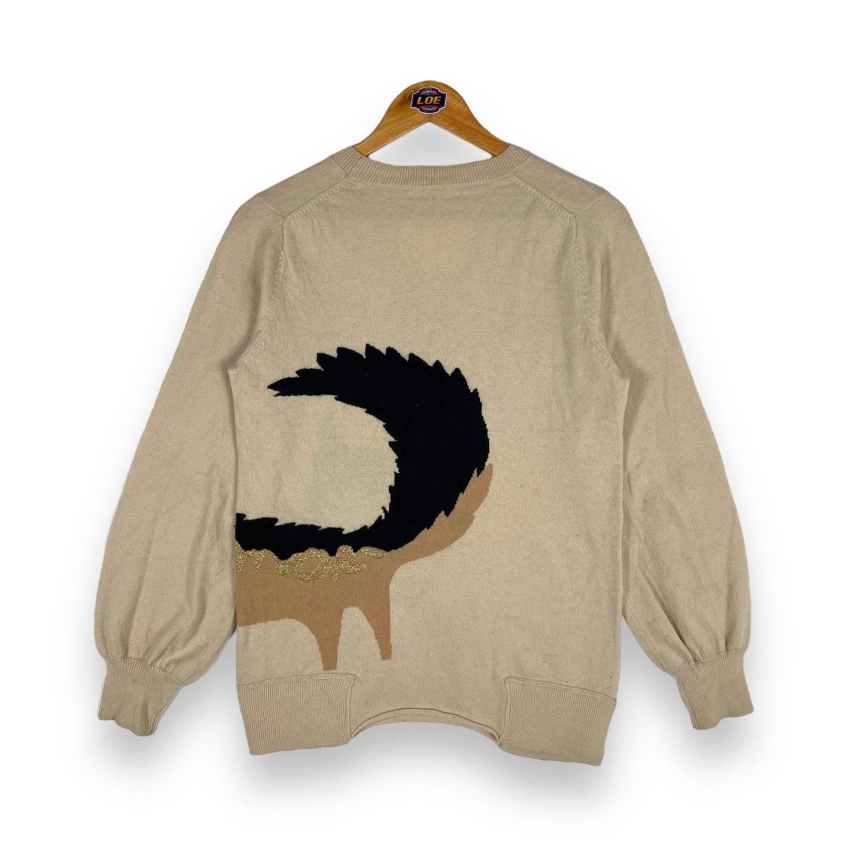 Designer × Issey Miyake × Tsumori Chisato BY ISSEY MIYAKE! TSUMORI CHISATO CAT DESIGN KNITTED JUMPER Size XS / US 0-2 / IT 36-38 - 5 Thumbnail