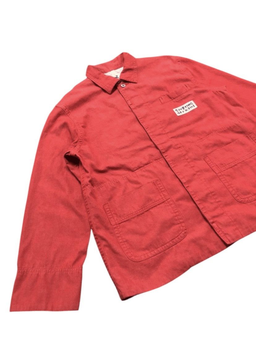 Hai Sporting Gear ‼️LAST DROP‼️HAI Sporting Gear Issey Miyake Red Chore Jacket Size US M / EU 48-50 / 2 - 5 Thumbnail