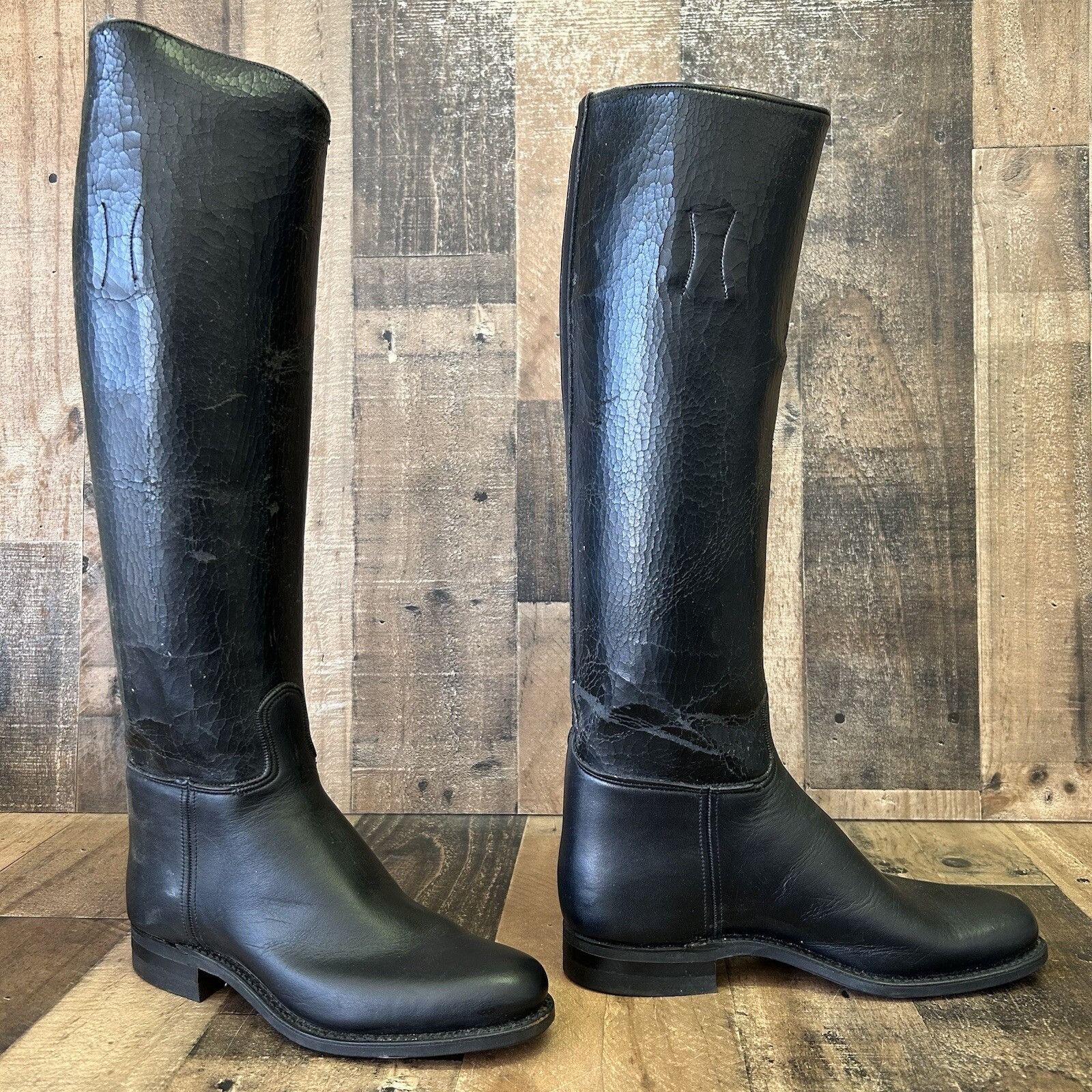 Vintage Dehners Vintage 42739 Tall Riding Western Boots Womens 7 C Size US 7 / IT 37 - 6 Thumbnail