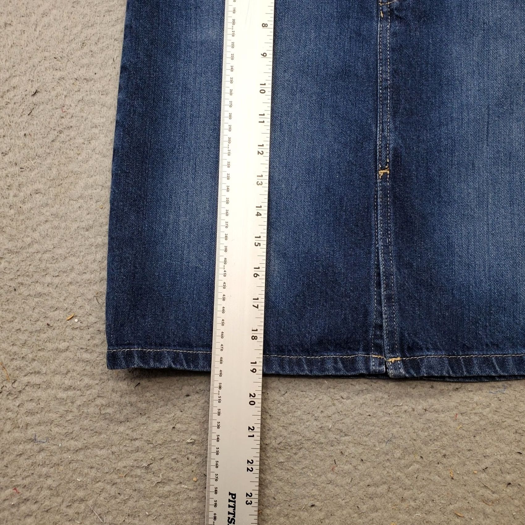 Tommy Hilfiger Tommy Hilfiger Skirt Womens 6 Blue Denim Straight & Pencil 5-Pocket Vented Zip Pockets Size 28" / US 6 / IT 42 - 3 Thumbnail