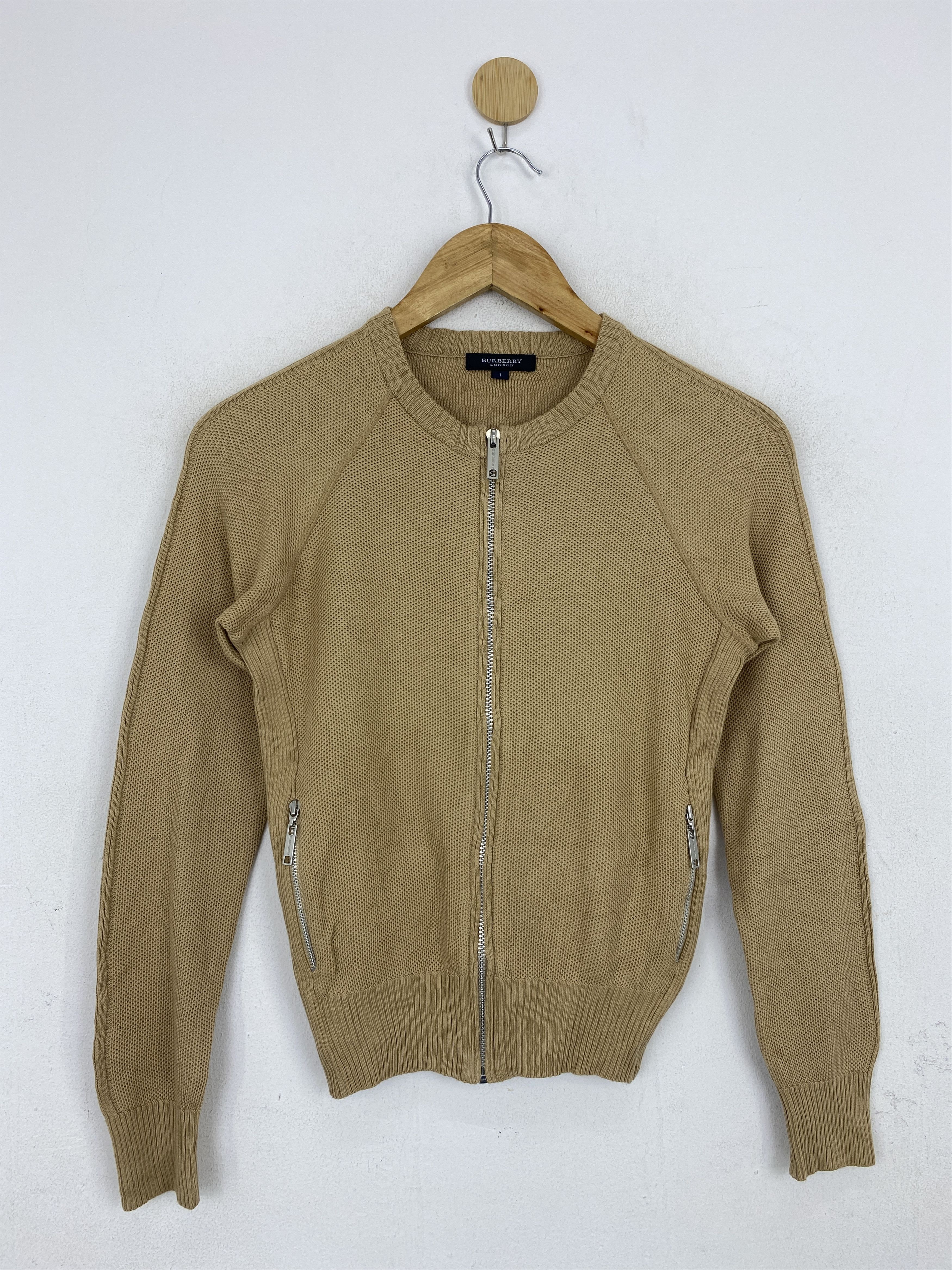 Burberry Burberry London Zipper Knitwear J1883 Size US S / EU 44-46 / 1 - 1 Thumbnail