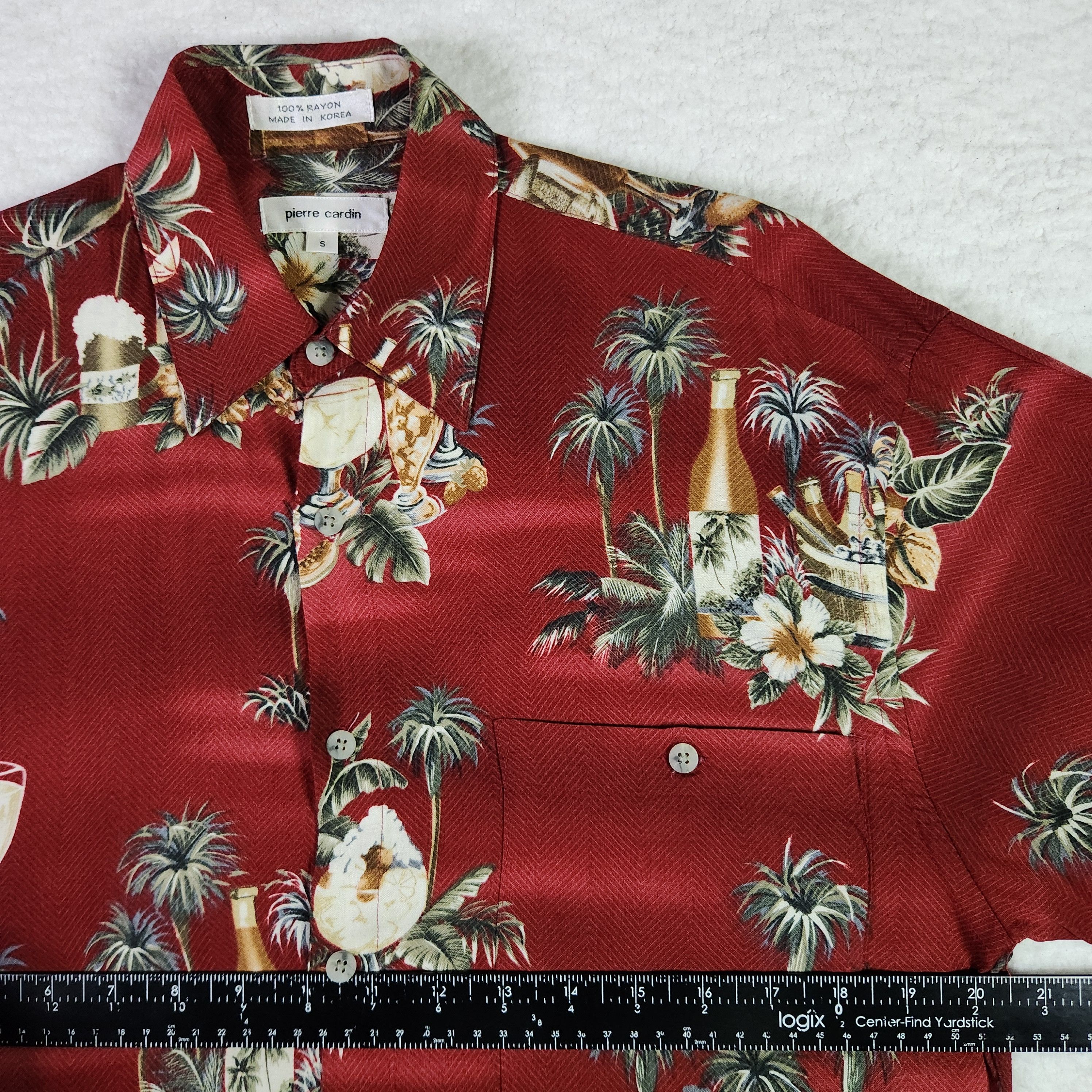 Pierre Cardin Pierre Cardin VINTAGE Hawaiian Shirt Floral Short Sleeve Size US S / EU 44-46 / 1 - 7 Thumbnail