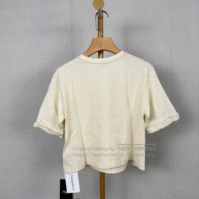 Fendi Fendi Beige Cotton Women's T-Shirt . Size XXS / US 00 / IT 34 - 2 Thumbnail