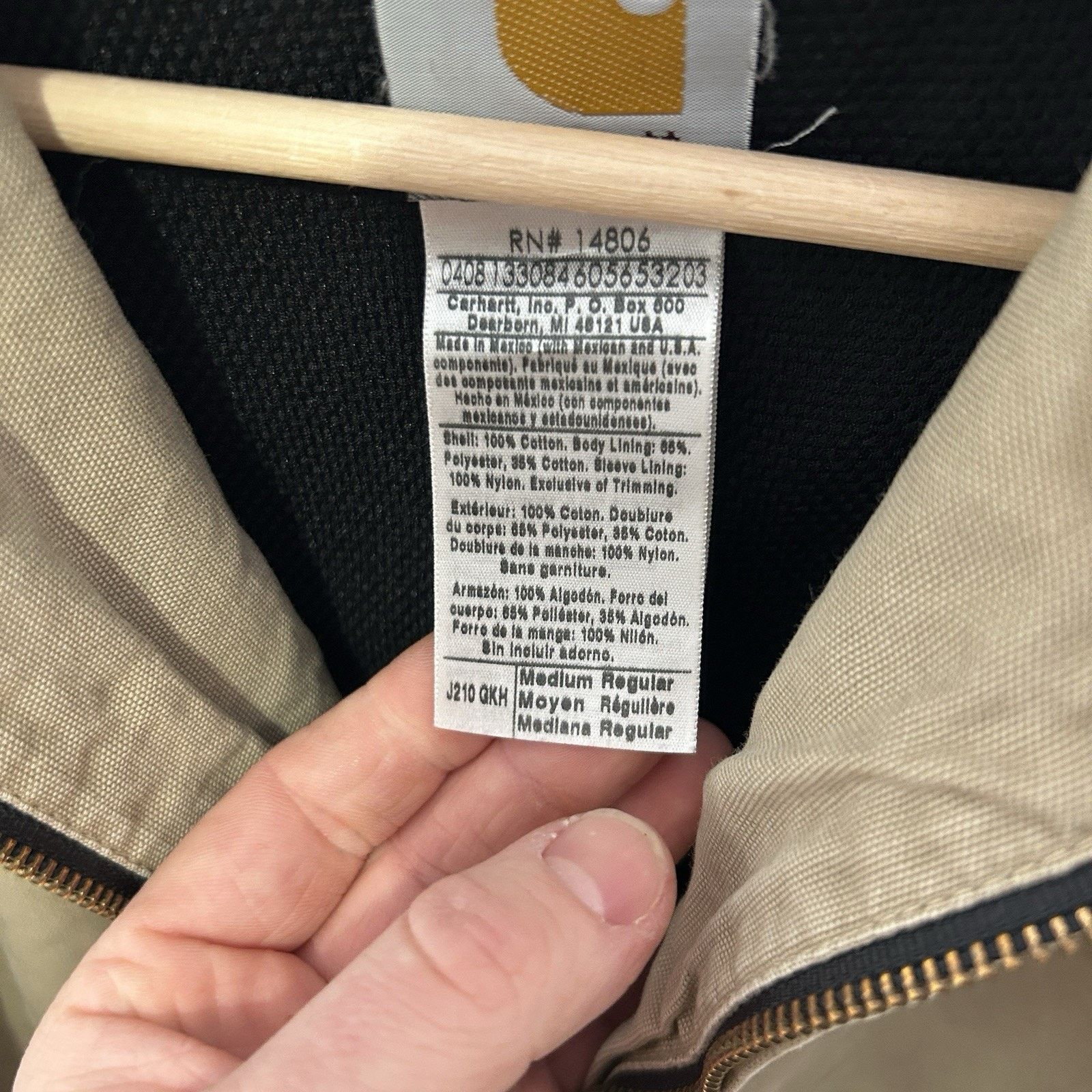 Carhartt Y2K Carhartt Hamilton Thermal-Lined Jacket “Golden Khaki” Size US M / EU 48-50 / 2 - 11 Thumbnail
