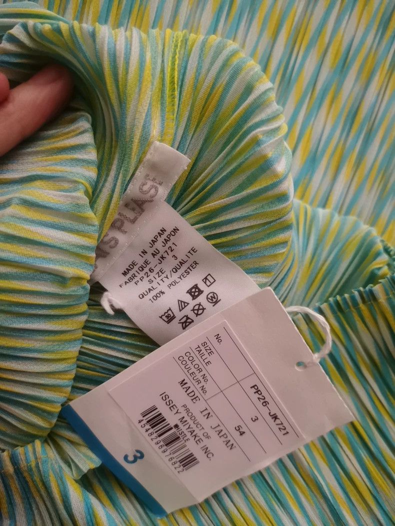 Issey Miyake issey miyake size:3 Green bamboo mat with short sleeves Size XXS / US 00 / IT 34 - 2 Thumbnail