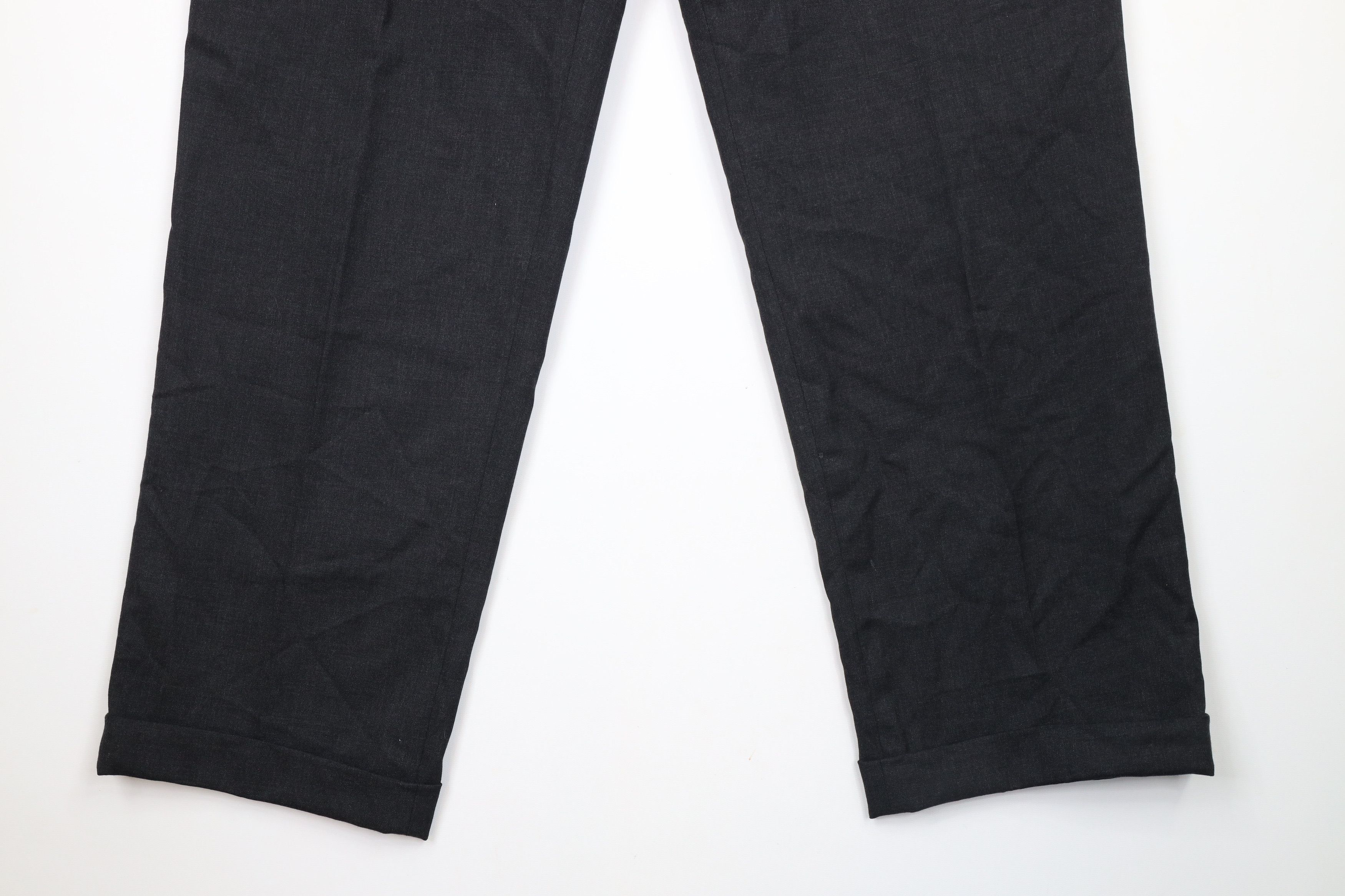 Brooks Brothers × Vintage Vintage 90s Brooks Brothers Brooksease Wool Pants Gray USA Size US 36 / EU 52 - 4 Thumbnail