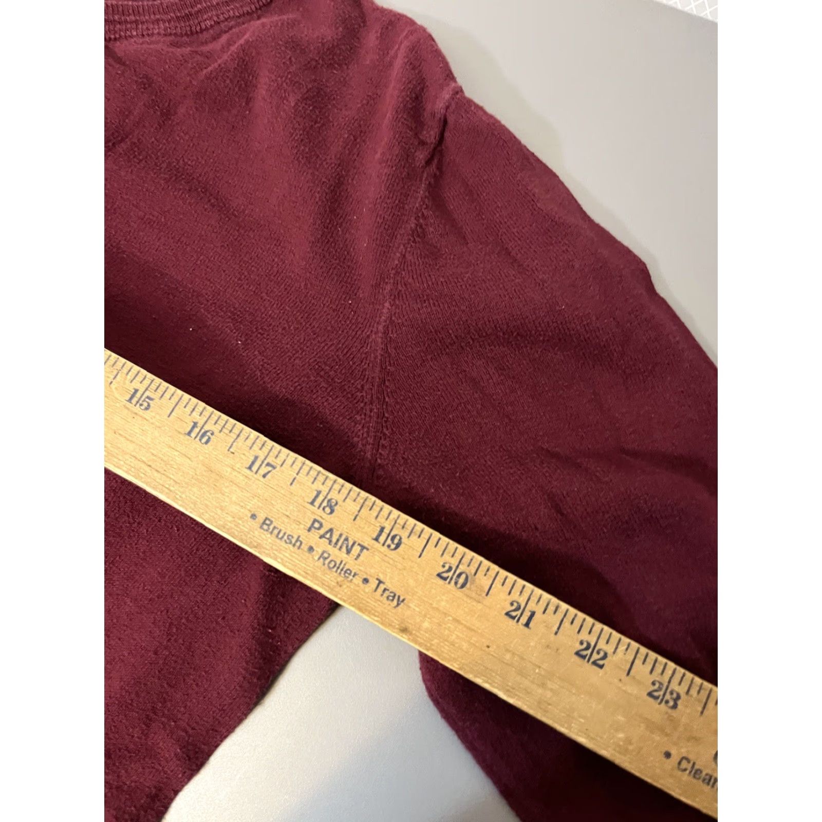 Gap Gap Maroon V-Neck Cotton Blend Pullover Sweater Men Medium Casual Size US M / EU 48-50 / 2 - 5 Thumbnail