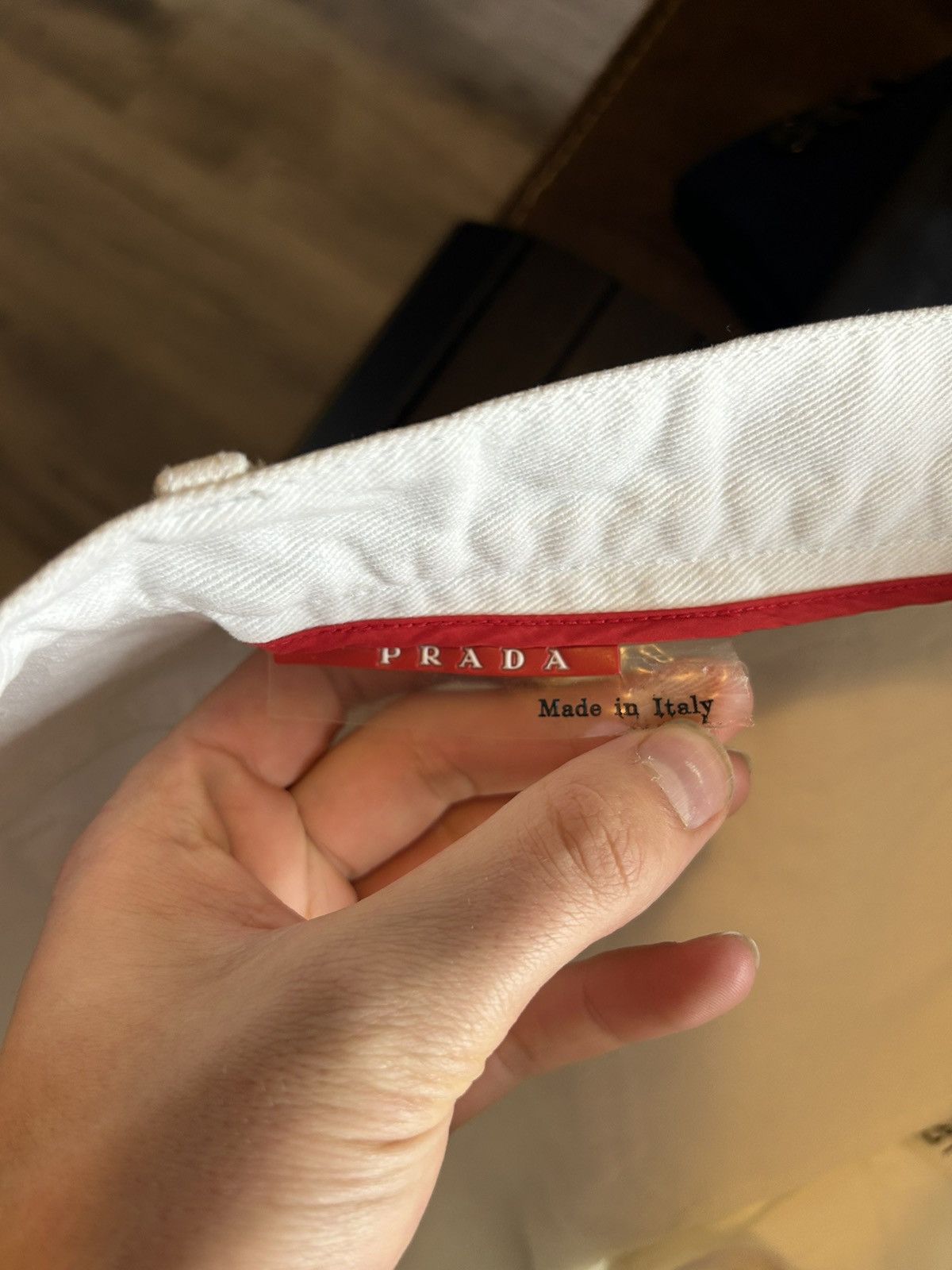 Prada Prada Linea Rossa White Jeans - Size 52 Size US 36 / EU 52 - 15 Thumbnail