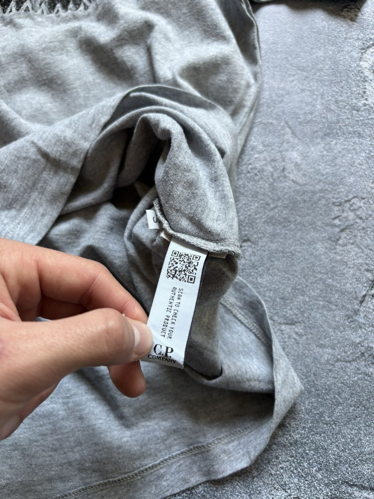 C.P. Company Vintage C.P. Company Logo Grey Mens T-Shirt Size S Size US S / EU 44-46 / 1 - 8 Thumbnail