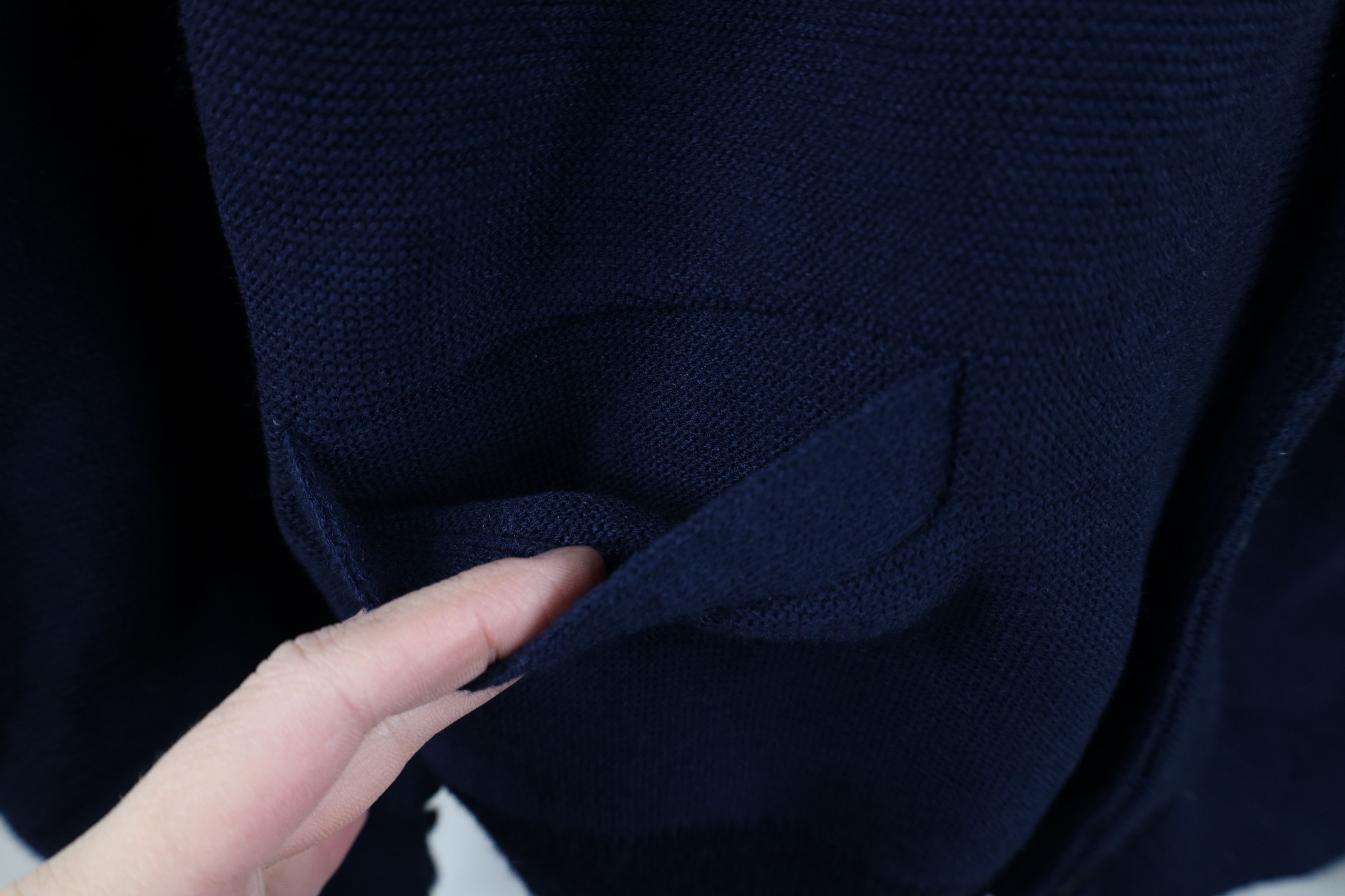 Vintage Vintage 70s Streetwear Kurt Cobain Cardigan Sweater Blue Size US L / EU 52-54 / 3 - 7 Thumbnail