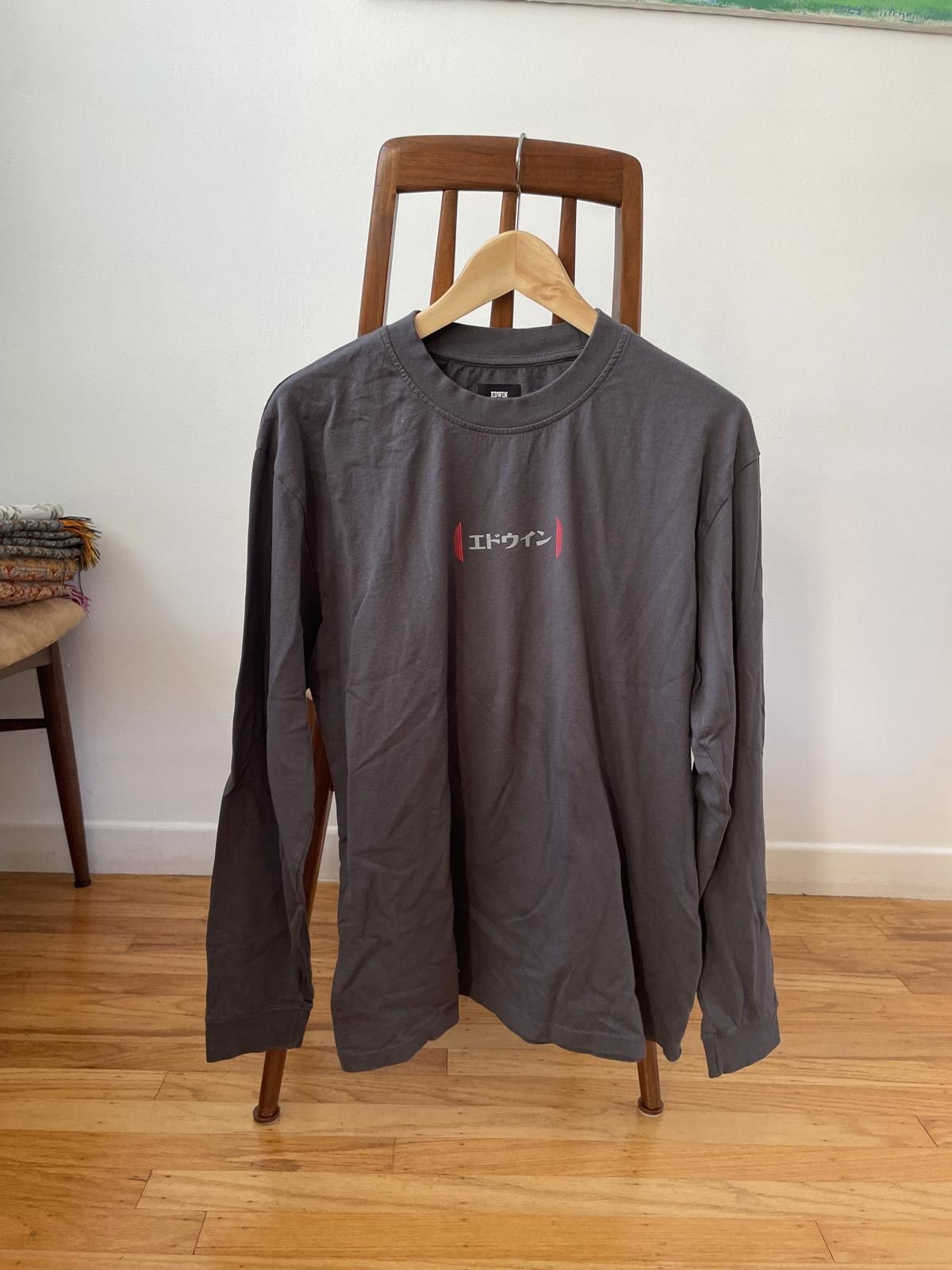 Edwin Edwin long sleeve grey shirt men S Size US S / EU 44-46 / 1 - 1 Thumbnail