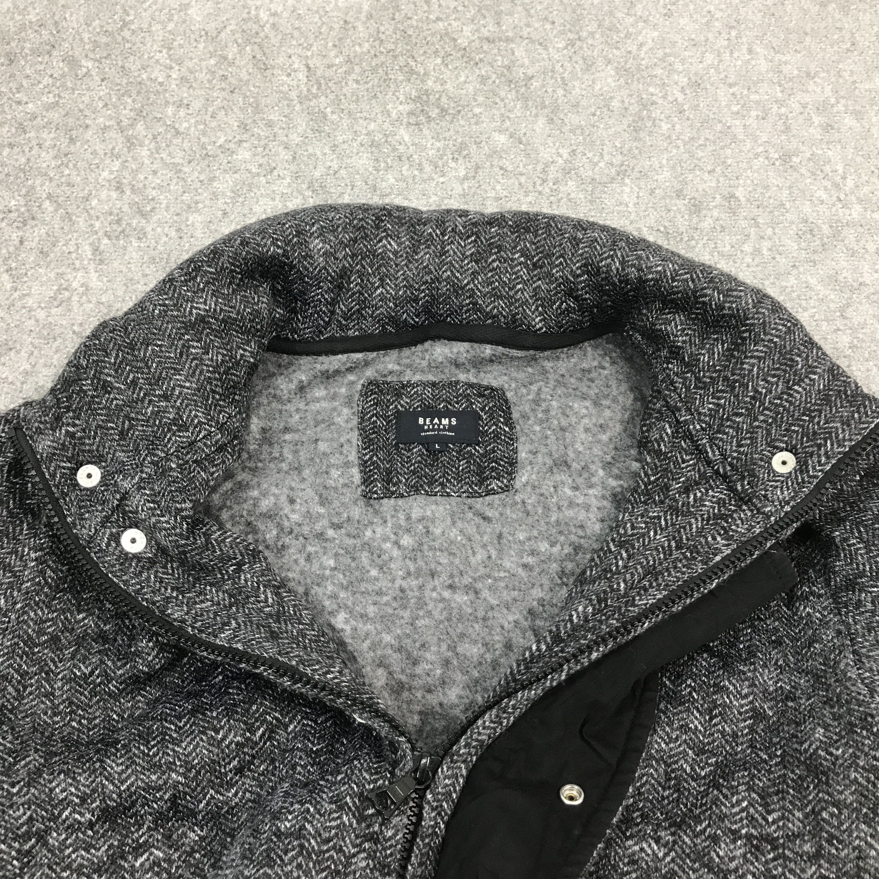 Beams Plus × Japanese Brand BEAMS HEART ZIPPER JACKET Size US L / EU 52-54 / 3 - 7 Thumbnail