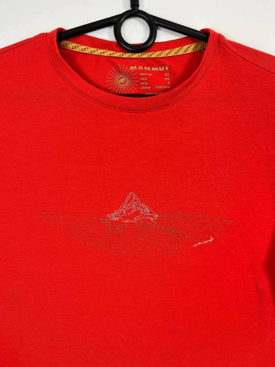 Mammut Mammut Women Graphic Mountain T Shirt Red Short Size Xs Size XS / US 0-2 / IT 36-38 - 2 Thumbnail