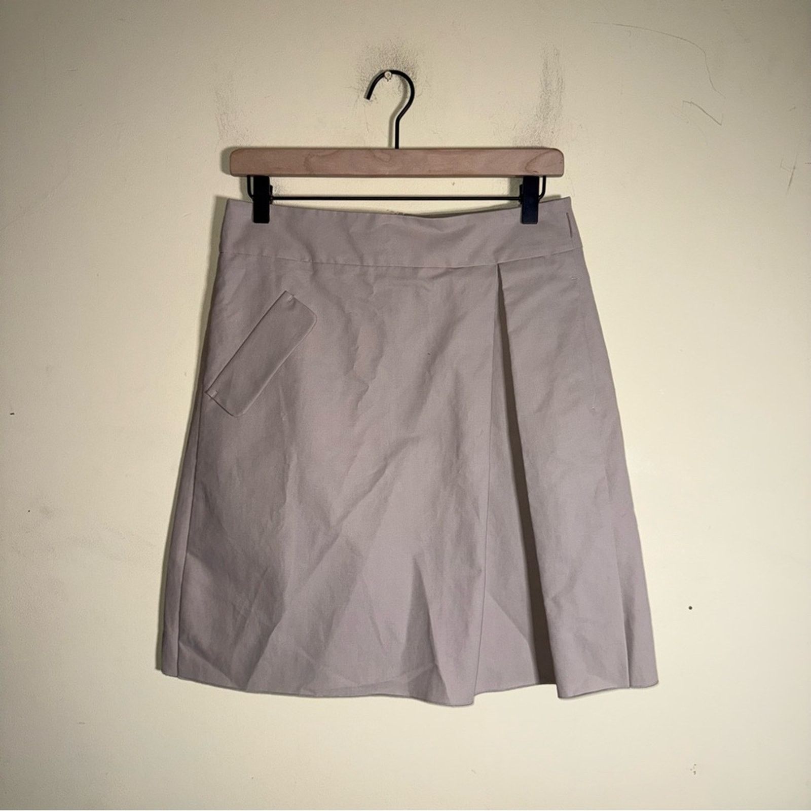 Max Mara NWT MAX MARA designer asymmetrical pleated mini skirt 4 Size 27" / US 4 / IT 40 - 4 Thumbnail