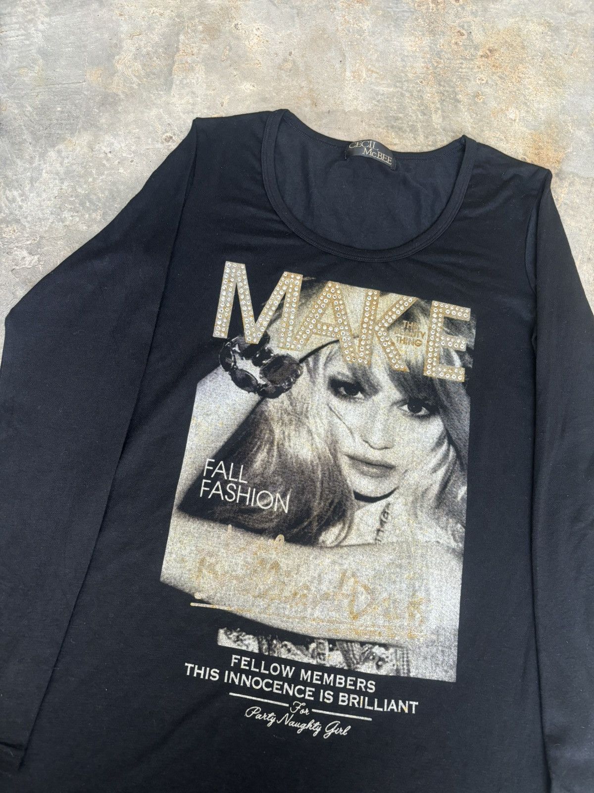 Hysteric Glamour × If Six Was Nine × Japanese Brand Y2k Cecil McBEE Make Hysteric Glamour Style Longsleeve Size US M / EU 48-50 / 2 - 2 Thumbnail