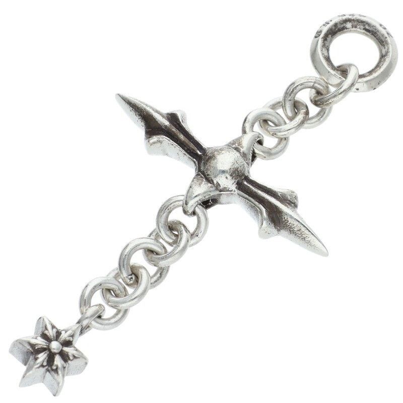 Chrome Hearts CHROME HEARTS ROLY CROSS Silver Necklace Size ONE SIZE - 1 Thumbnail