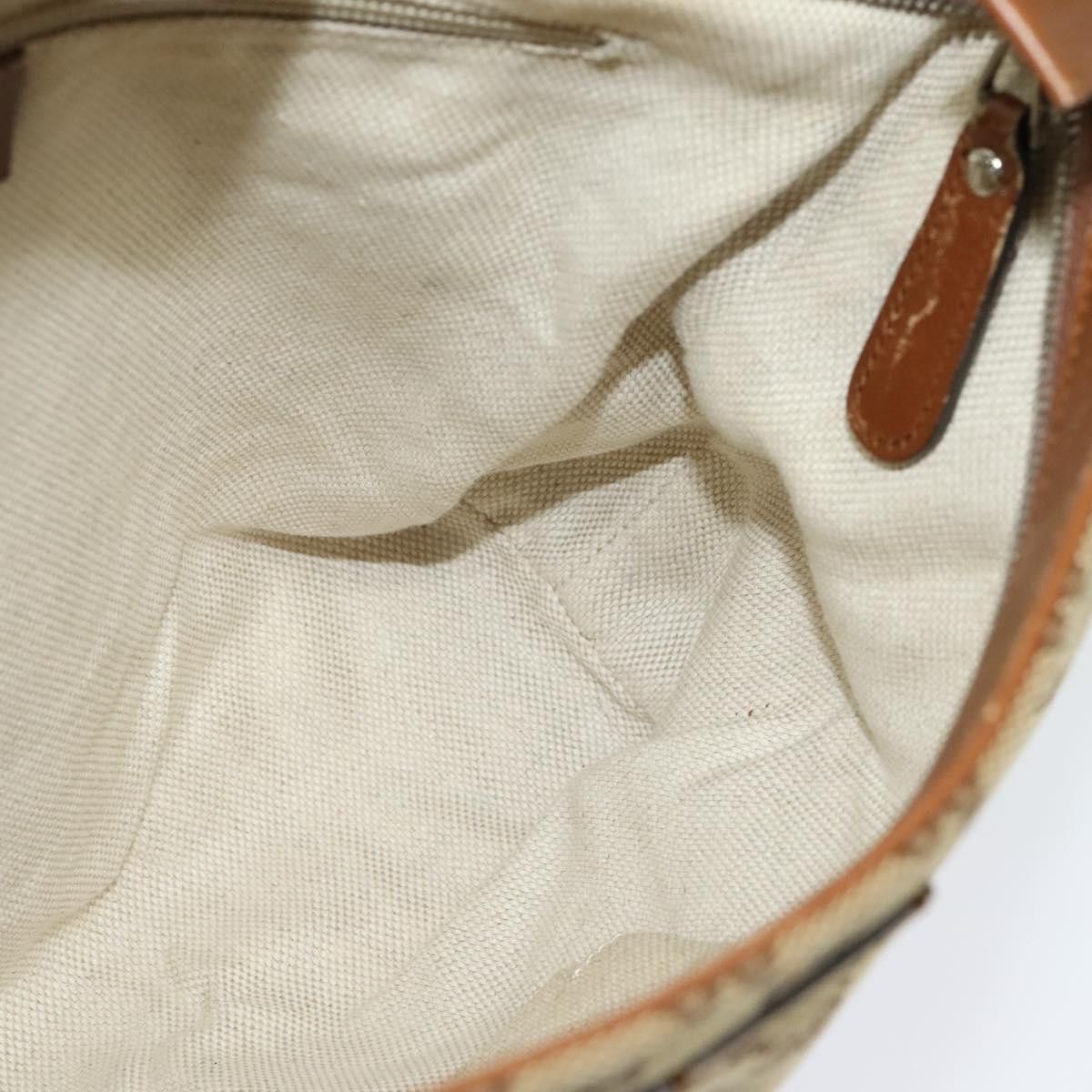 Gucci GUCCI GG Canvas Web Sherry Line Shoulder Bag Beige Red Green Size ONE SIZE - 17 Thumbnail