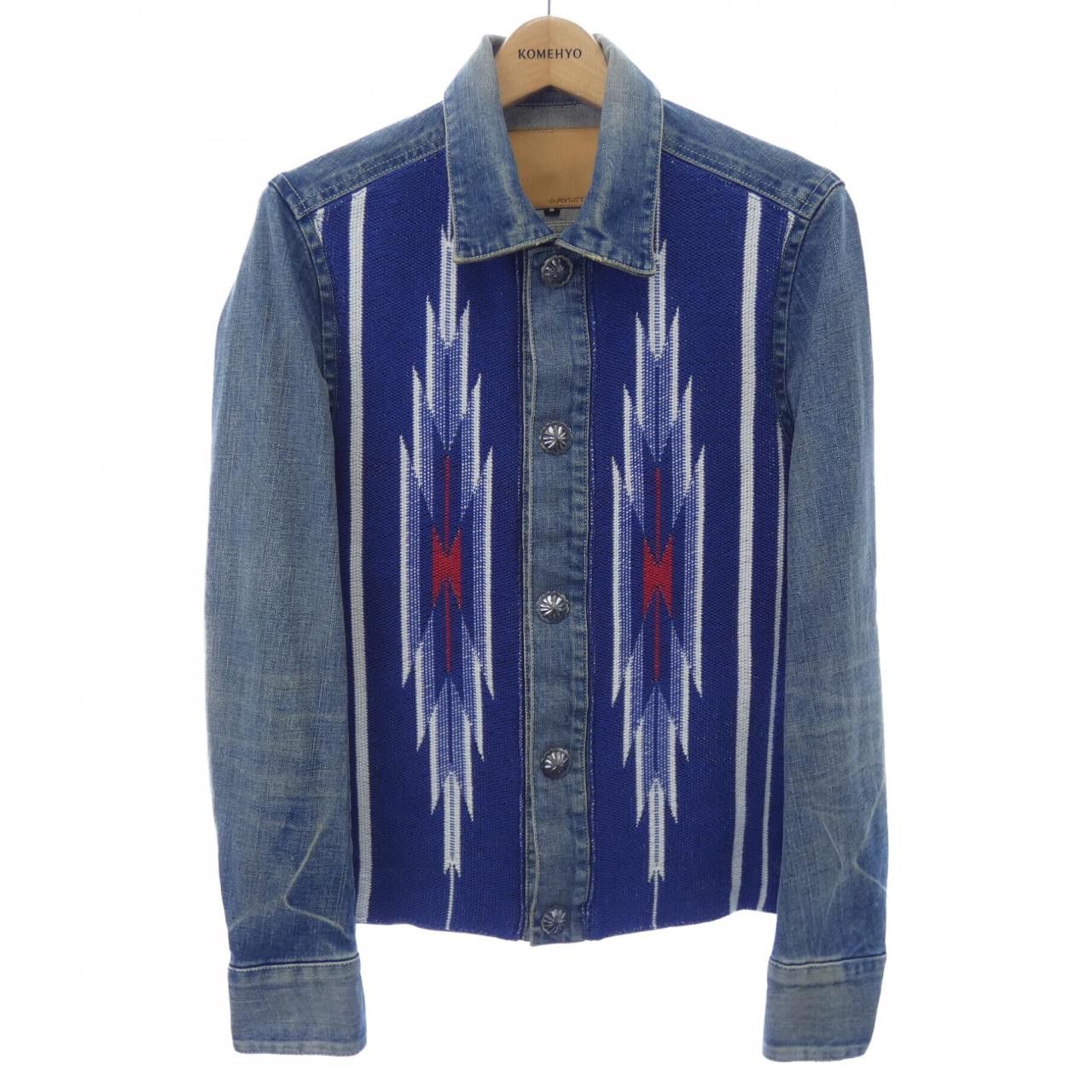 Other Other AYUITE Denim Jacket Textile Outerwear DUTY FREE for USA Size ONE SIZE - 1 Thumbnail