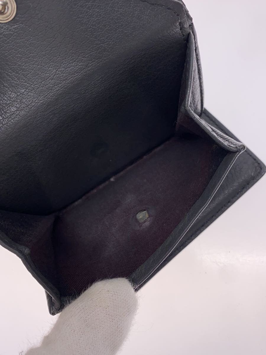 Balenciaga Balenciaga Leather Tri-Fold Wallet Grey Size ONE SIZE - 5 Thumbnail