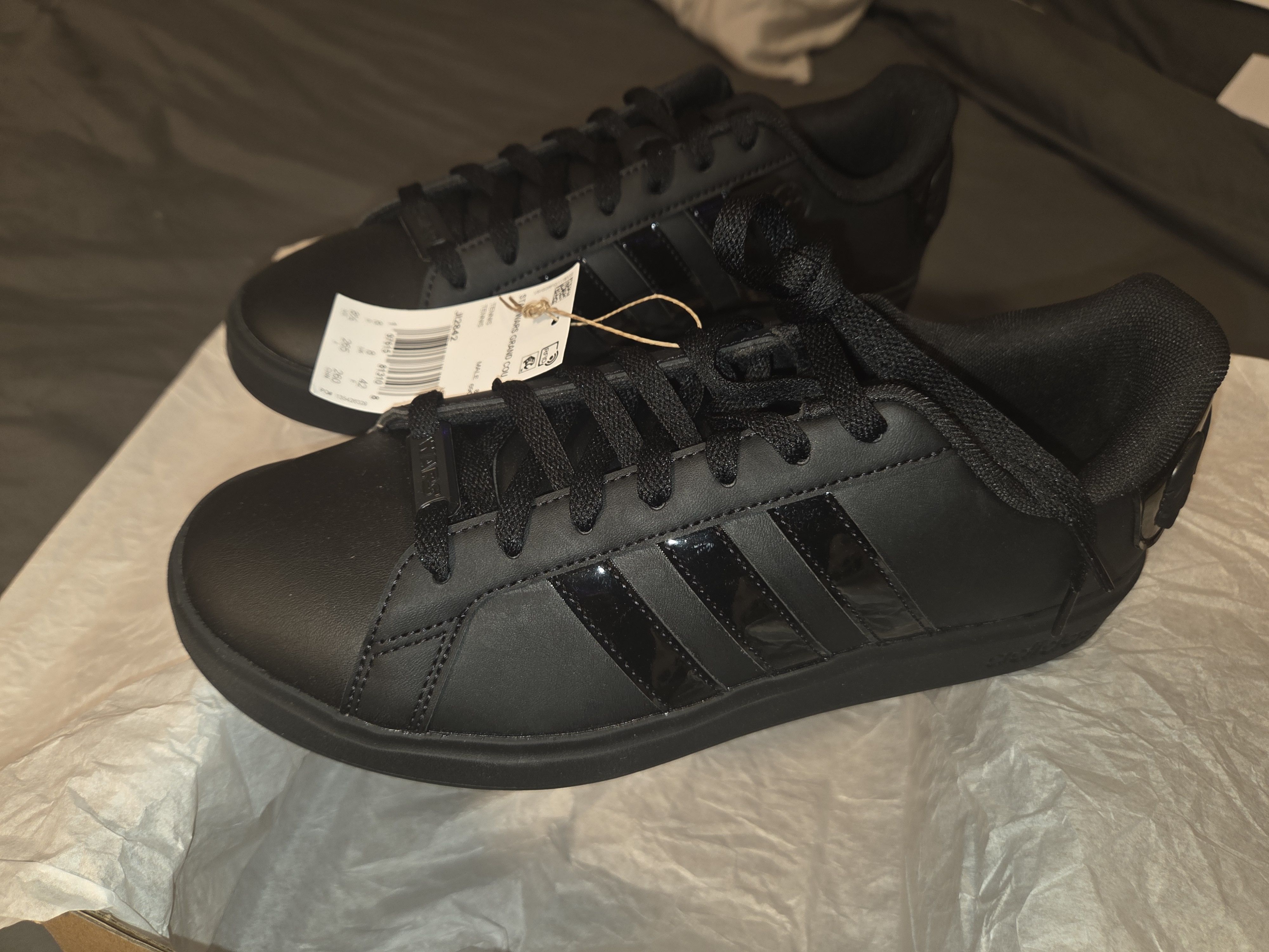 Adidas × Star Wars Adidas Star Wars Grand Court Black Size US 8.5 / EU 41-42 - 13 Thumbnail