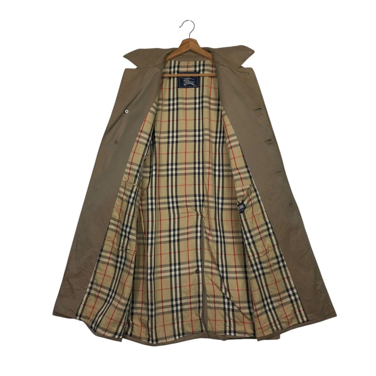 Burberry 🔥VINTAGE LONG JACKET BURBERRYS NOVA CHECK BLANKET Size US M / EU 48-50 / 2 - 16 Thumbnail