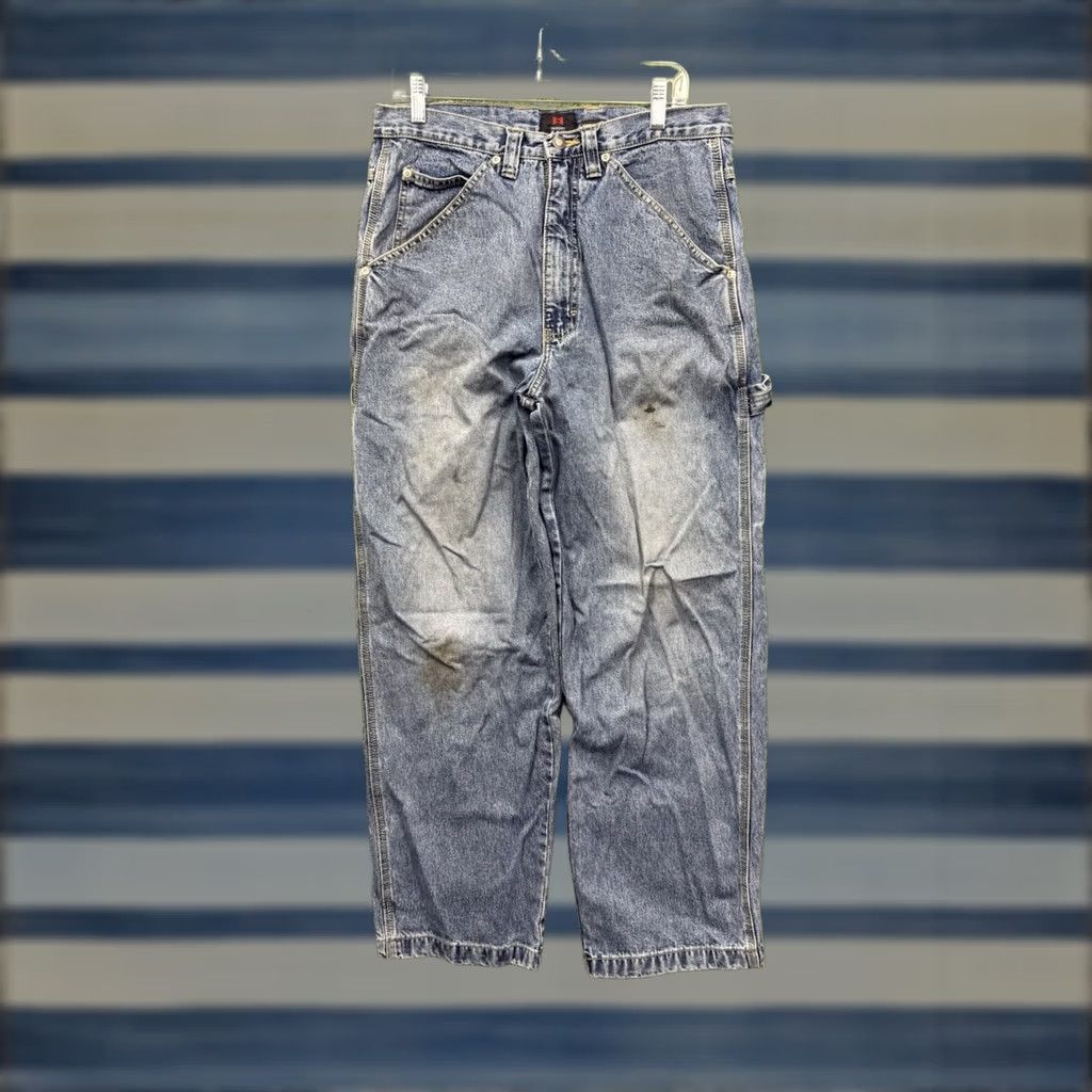 Denime VINTAGE Emergency Exit Jeans Mens 34x32 Denim 5-Pocket Bootcut Cotton Blue 90s Womens? Size US 34 / EU 50 - 1 Thumbnail