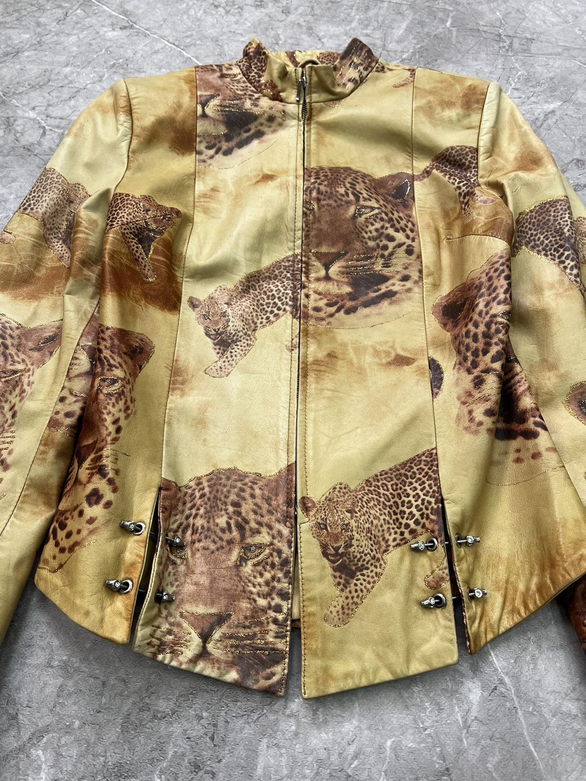 If Six Was Nine × Japanese Brand SALE✅✅MAISON MARGIELA STYLE LEATHER WOMAN LEATHER JACKET Size M / US 6-8 / IT 42-44 - 5 Thumbnail