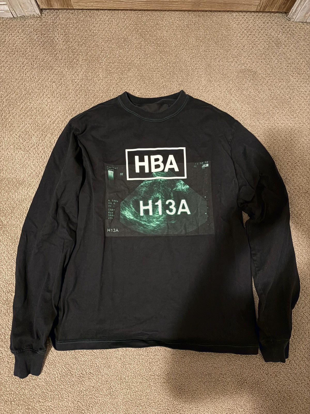 Hood By Air Mens Long Sleeve Shirt Size XL