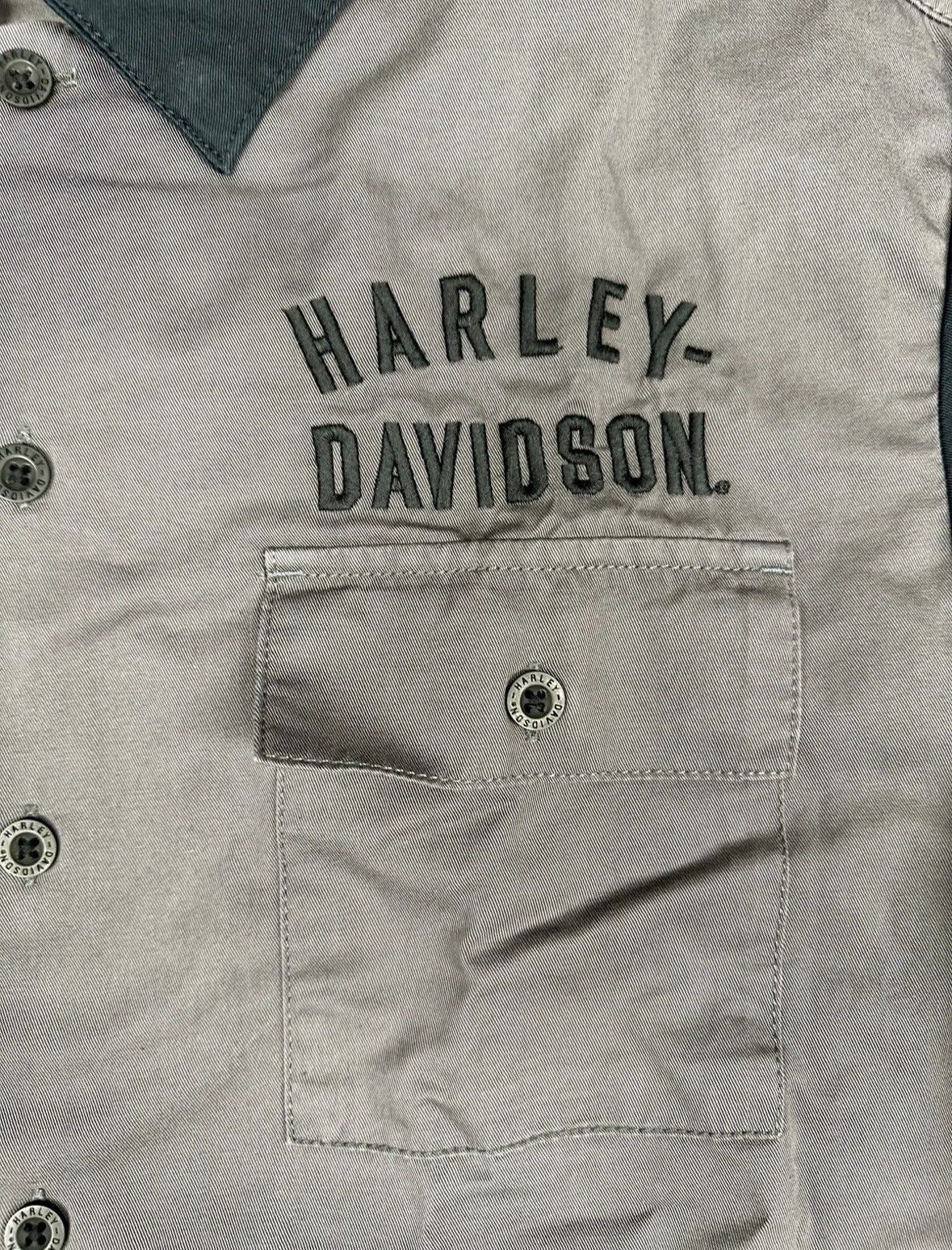 Harley Davidson Harley-Davidson Work Shirt Button Up NWT Size US M / EU 48-50 / 2 - 3 Thumbnail