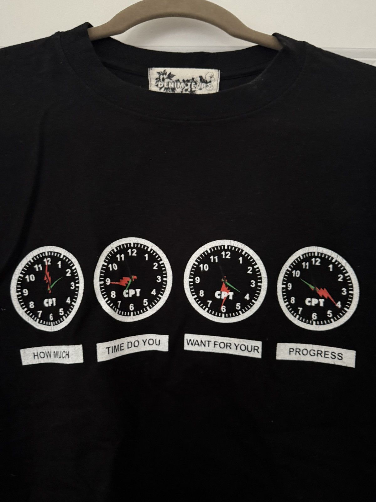 DENIM TEARS Denim Tears Clock T-Shirt Size US M / EU 48-50 / 2 - 2 Thumbnail