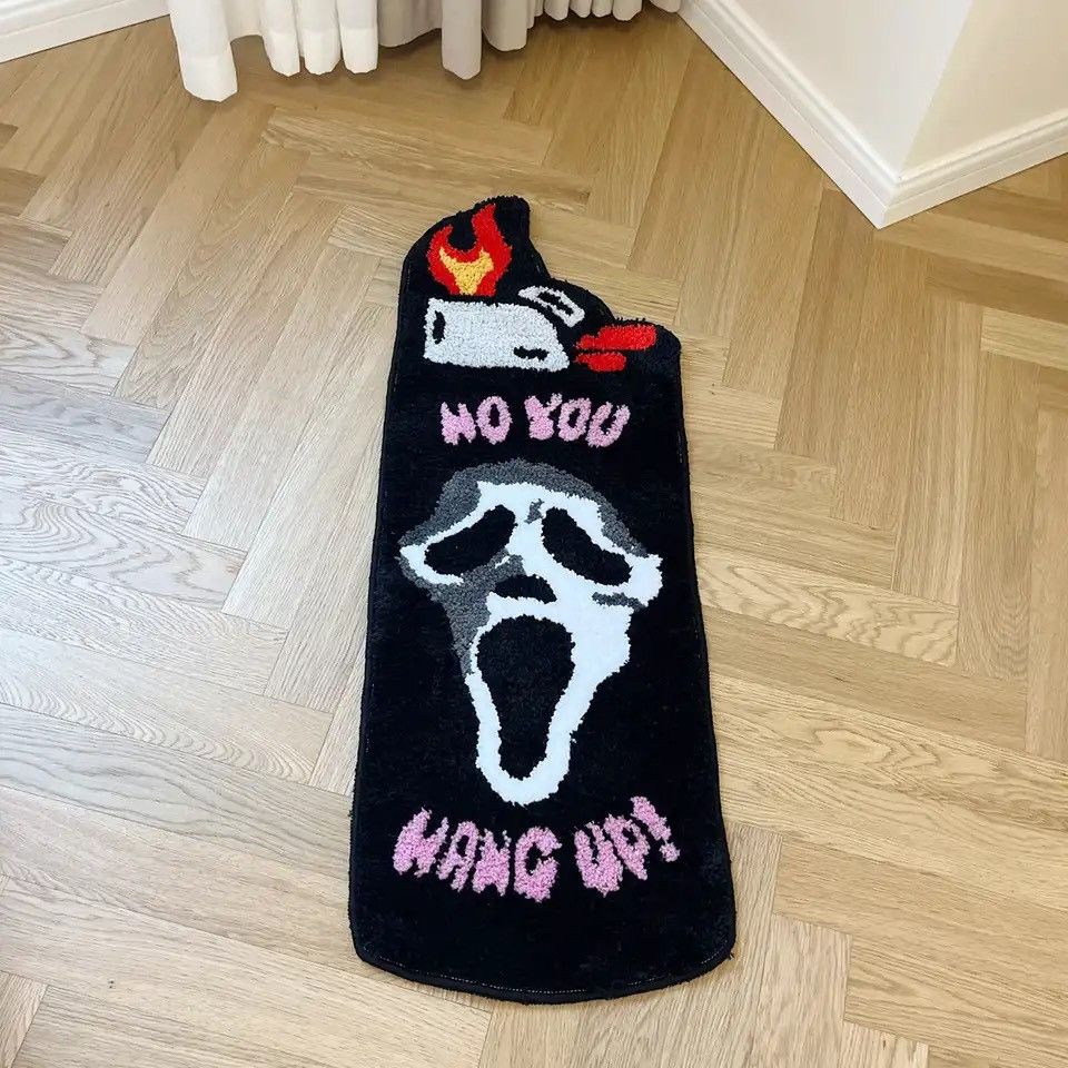 Japanese Brand Black Ghost Lighter Tufted Rug Size ONE SIZE - 1 Thumbnail