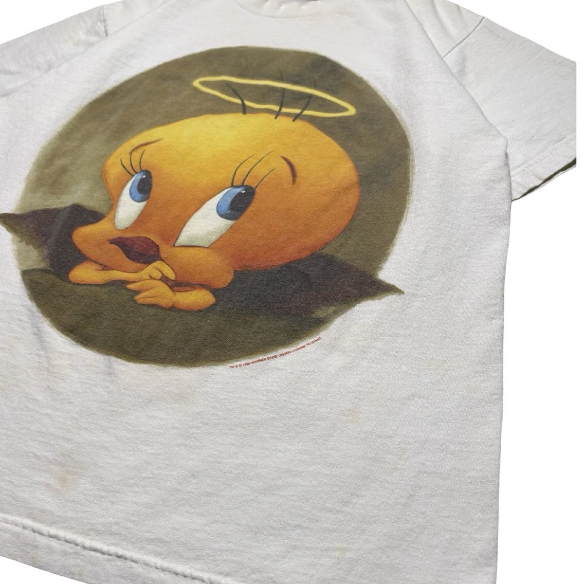 Other Vintage Tweety Bird Cherub T Shirt Mens L 90s Looney Tunes Size US L / EU 52-54 / 3 - 3 Thumbnail