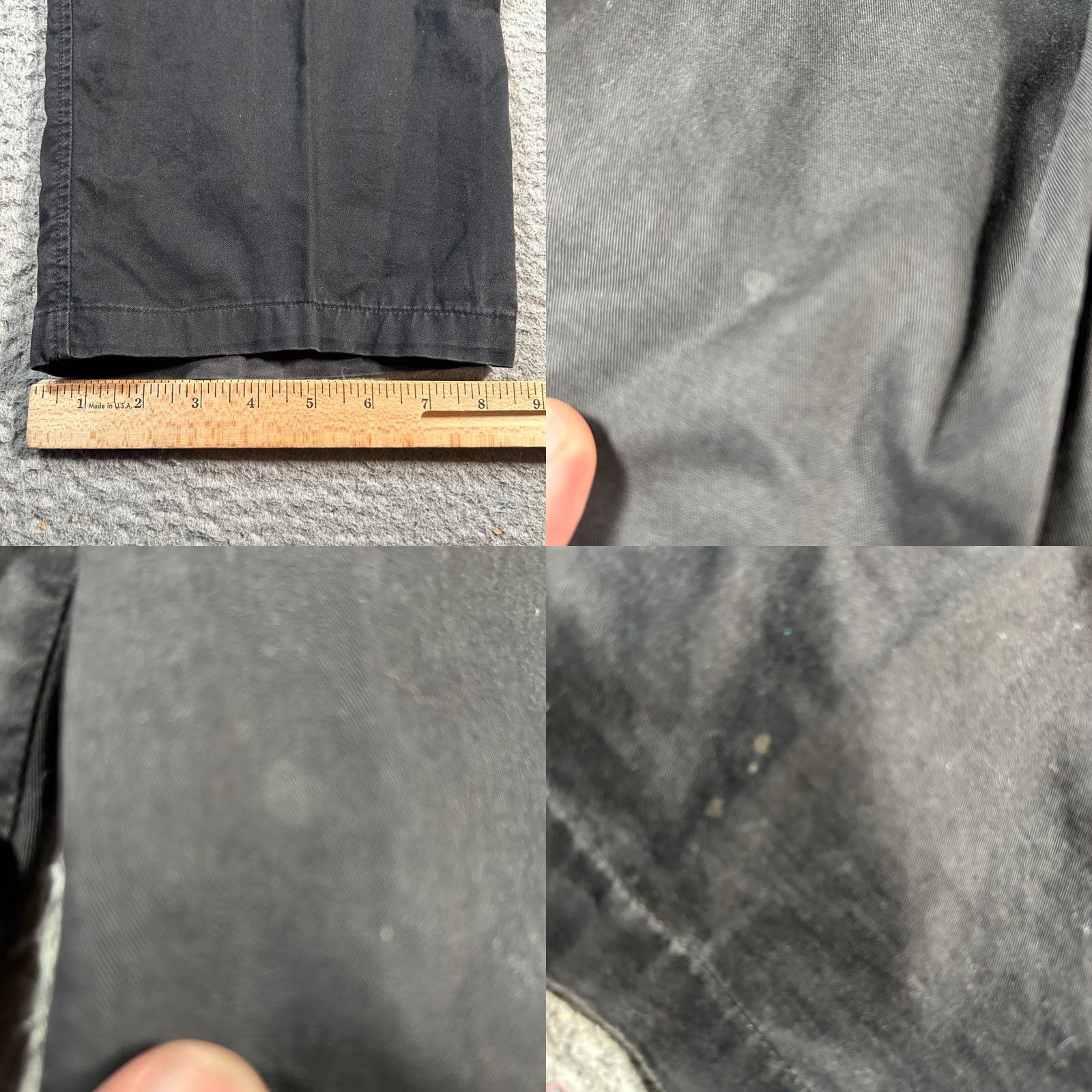 Reebok Vintage Reebok Greg Norman Chino Pants Mens 40 Black Pleated Wide-Leg Slim? (37x32) - Cotton Pants, Regular Fit, Classic Outdoor Mens Size US 40 / EU 56 - 9 Thumbnail