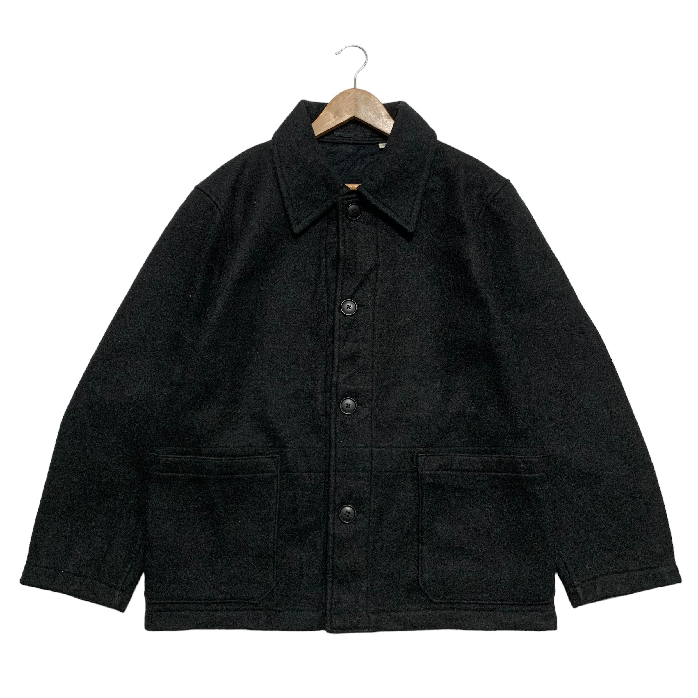 image of U Lemaire Coat in Black, Men's (Size Large)
