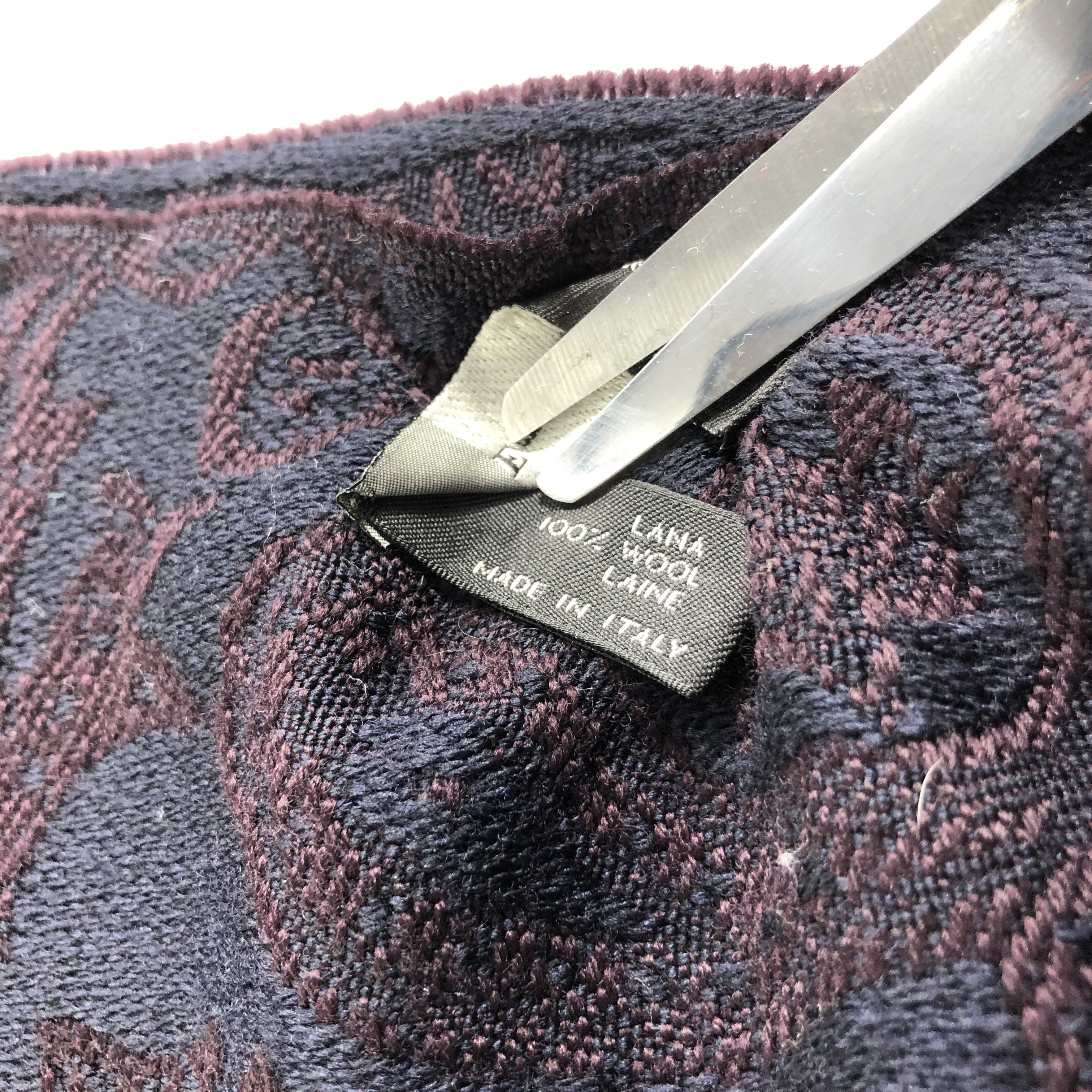 Ermenegildo Zegna Ermenegildo Zegna Wool Scarf Muffler V1382 Size ONE SIZE - 6 Thumbnail
