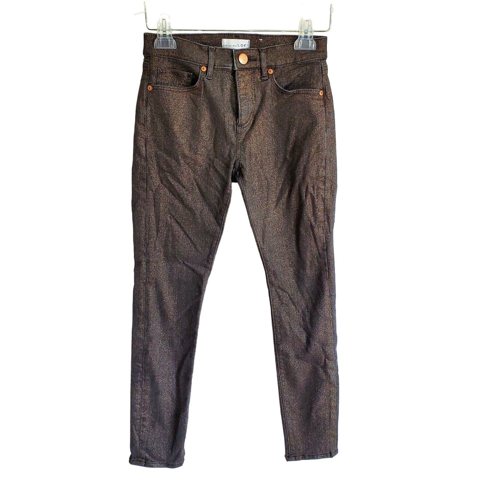 Loft Made and Loved Loft Pants Womens 25/0 Petite Slim Pockets Size 25" / US 0 / IT 36 - 1 Thumbnail