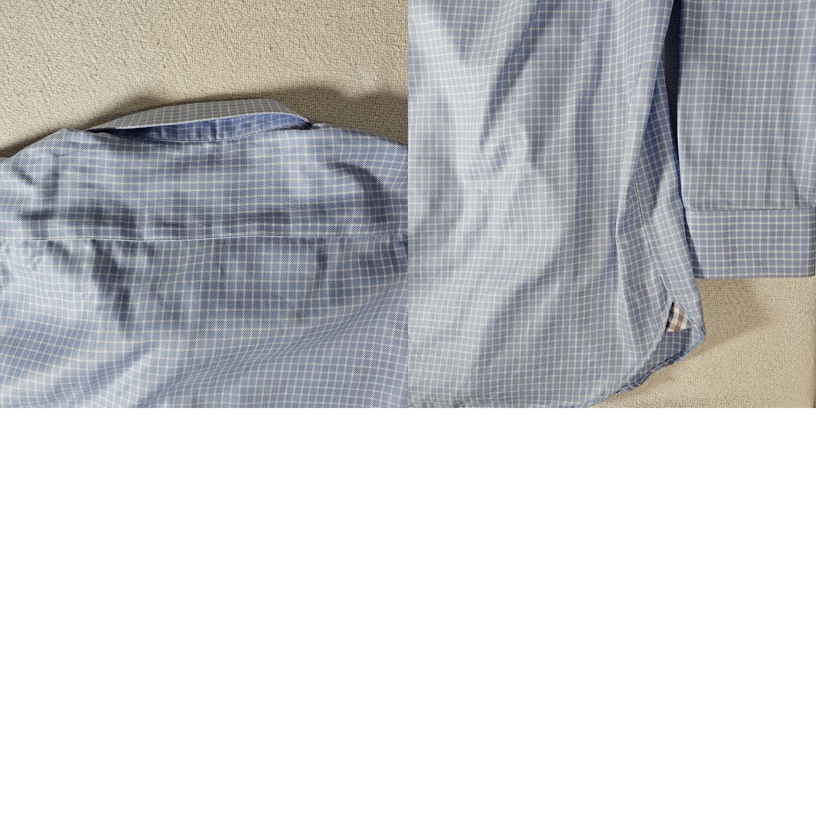 Jos. A. Bank Jos A. Bank Dress Shirt Men XL Blue Check Cotton Classic Fit Button Up Size US XL / EU 56 / 4 - 8 Thumbnail