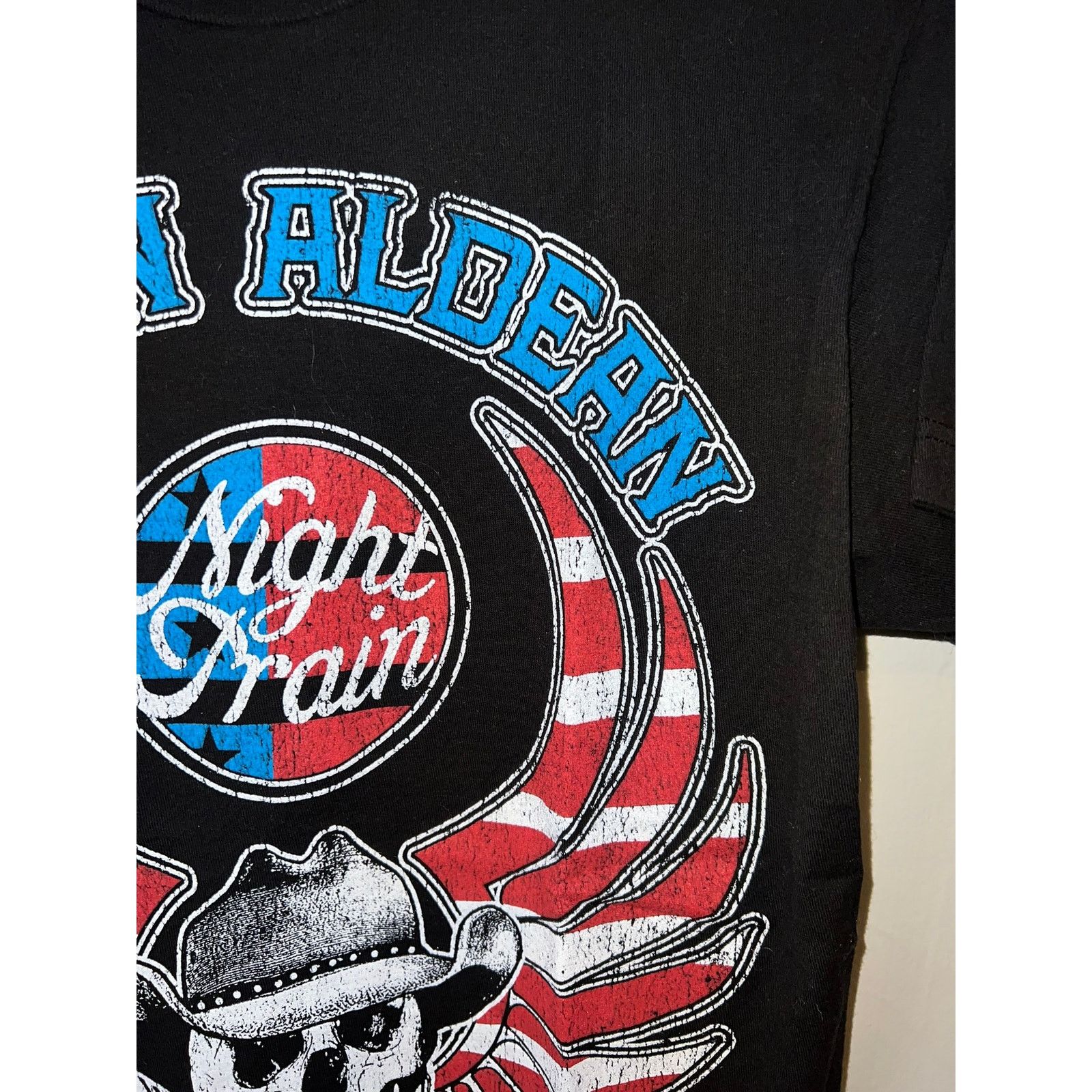 Tultex 2012 Jason Aldean Night Train Country Music Black Shirt M Size US M / EU 48-50 / 2 - 4 Thumbnail