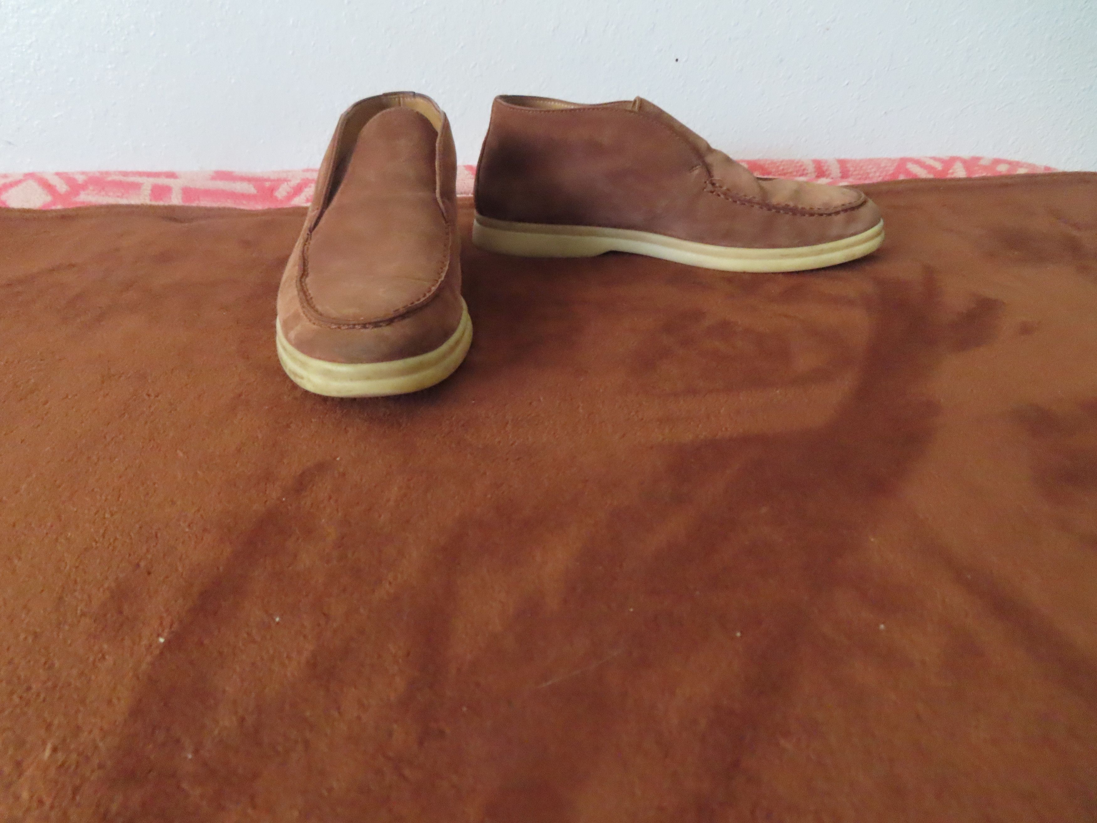 Designer × Loro Piana LORO PIANA Men's Open Walk Suede Chukka Boots sz 36 Size US 5 / EU 37 - 1 Thumbnail