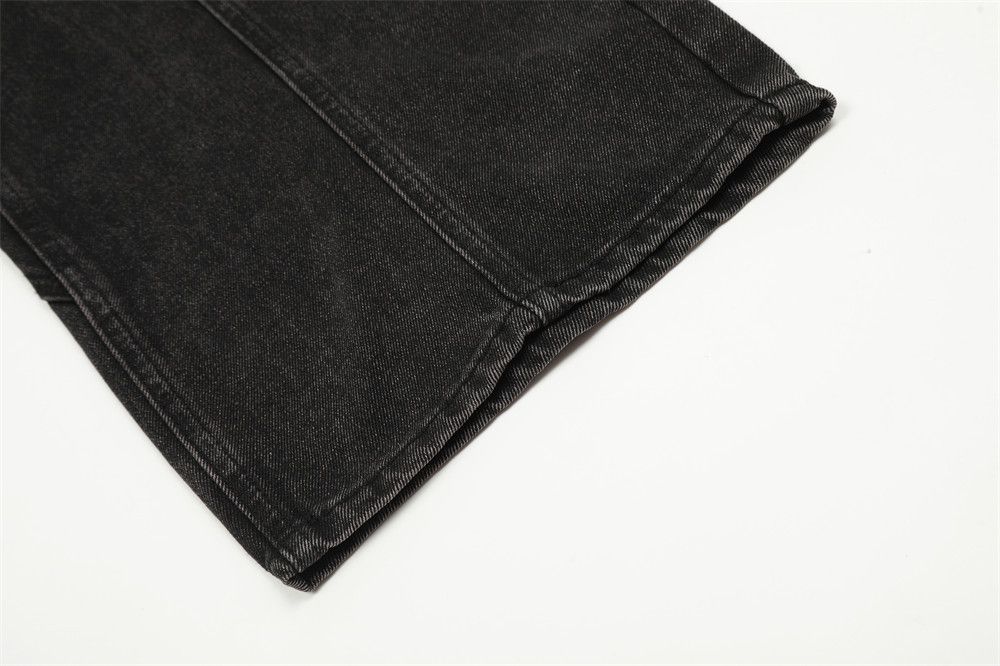 Vintage Men's American street loose patch embroidered jeans Size US 32 / EU 48 - 6 Thumbnail