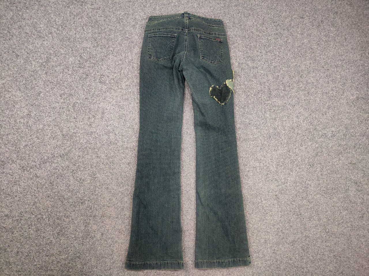 If Six Was Nine Vintage Y2K hysteric glamour Japan low-rise jeans Flared LGB Size 26" / US 2 / IT 38 - 10 Thumbnail