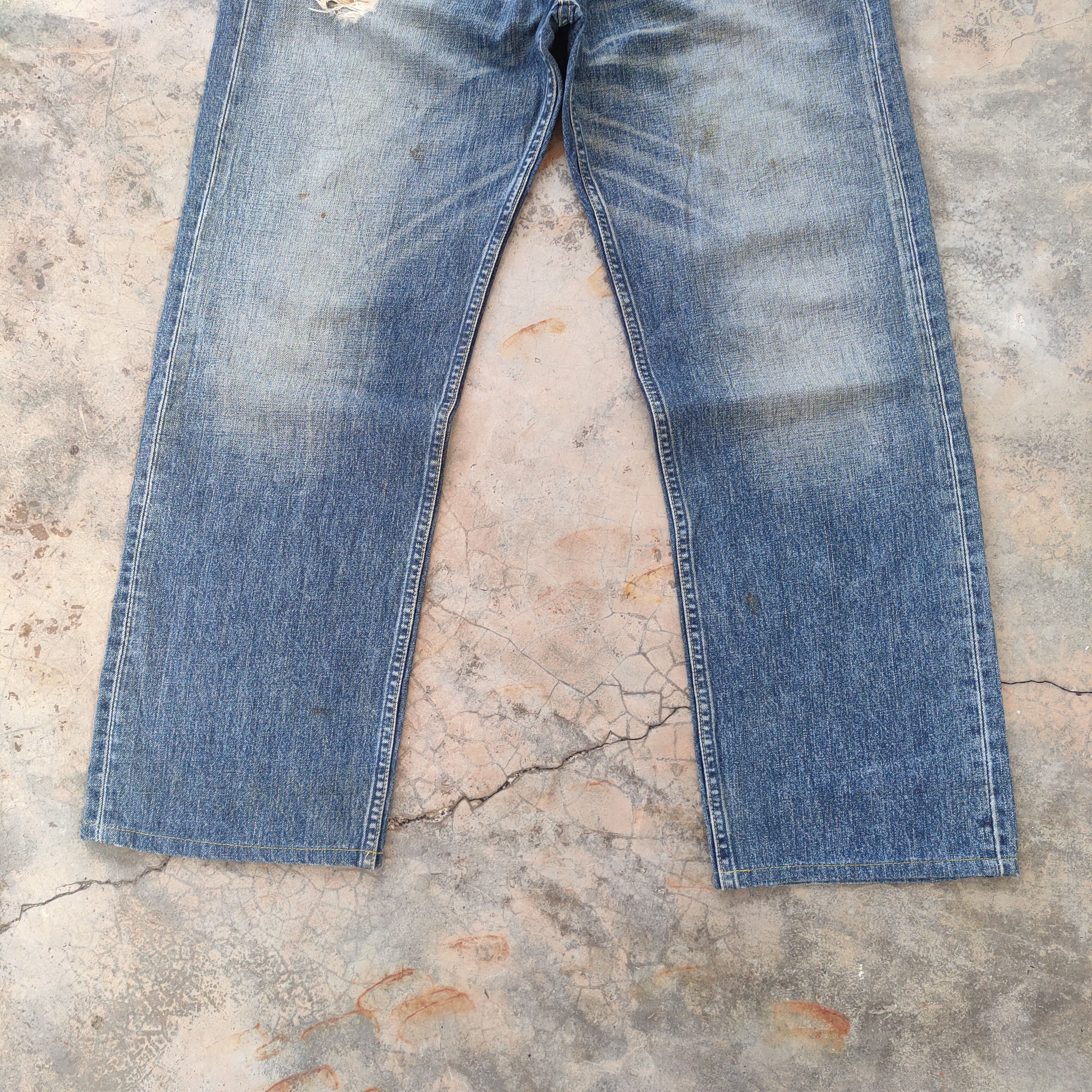 Levi's × Vintage W34 VINTAGE LEVI'S 503 DISTRESSED FADED JEANS DENIM PANTS Size US 34 / EU 50 - 5 Thumbnail