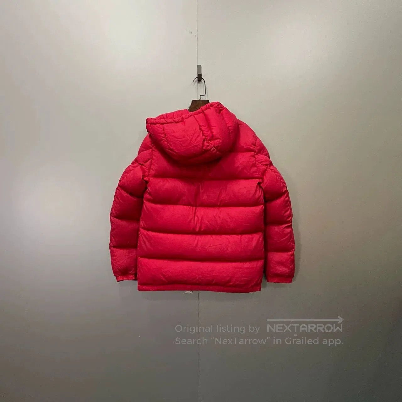 Moncler Moncler Red Down Jacket Size 1. Size S / US 4 / IT 40 - 2 Thumbnail