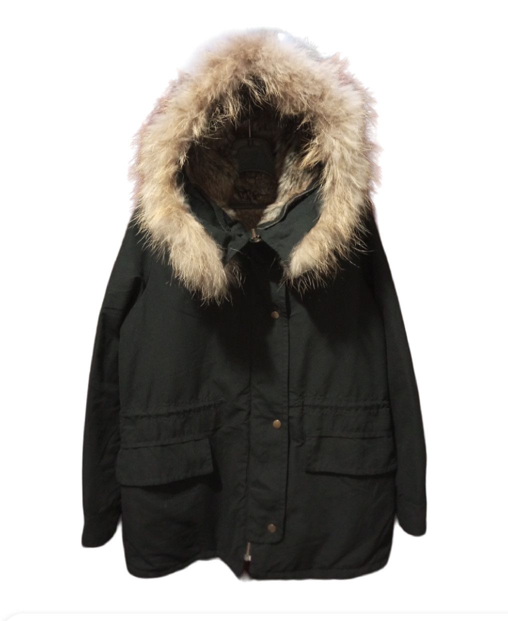 14th Addiction × If Six Was Nine × Japanese Brand Here's Town - Fur Hoodie Double Fur Vest Parka Size M / US 6-8 / IT 42-44 - 1 Thumbnail