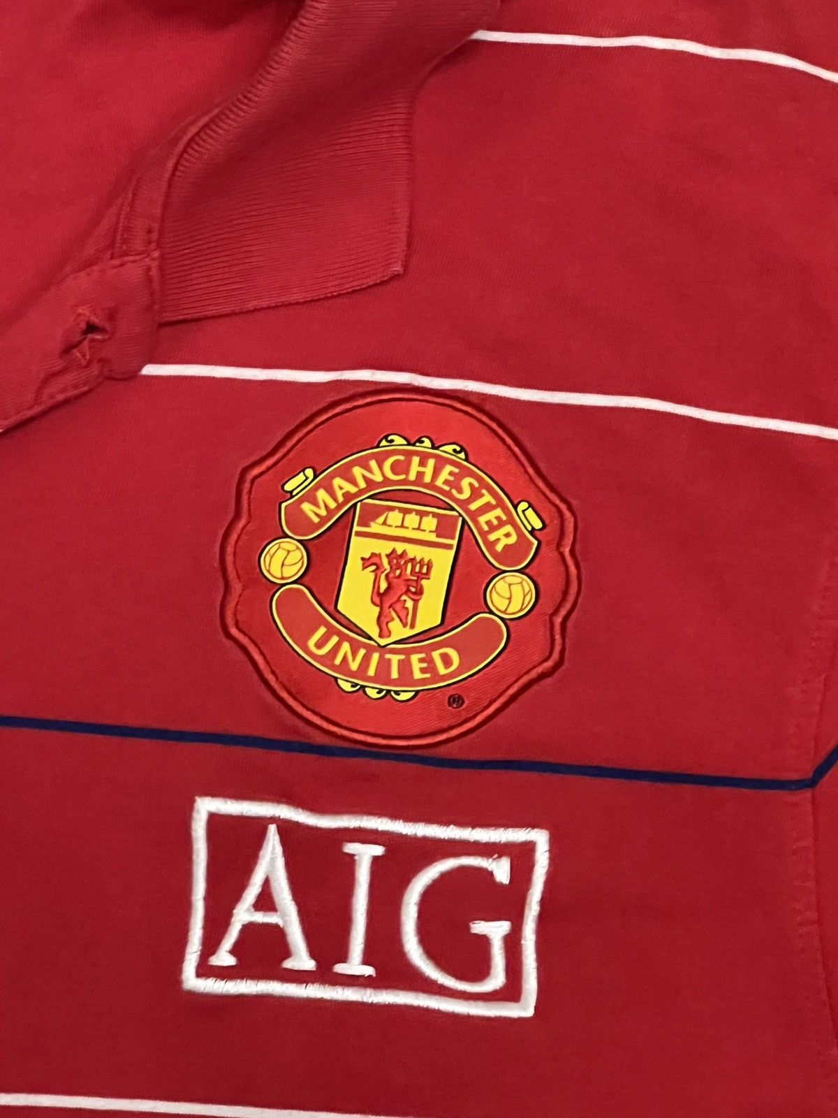 Nike Vintage Nike Manchester United Polo shirt Size US XL / EU 56 / 4 - 3 Thumbnail